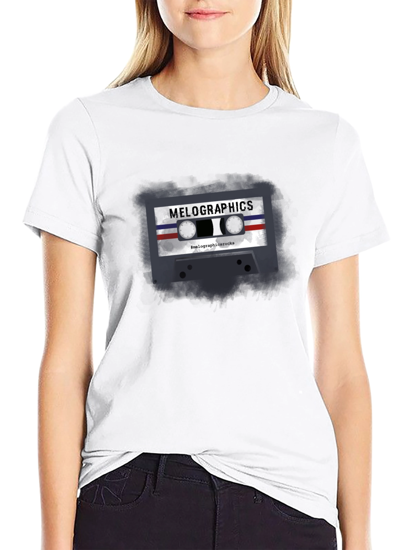 Retro Cassette Tape Graphic T-Shirt