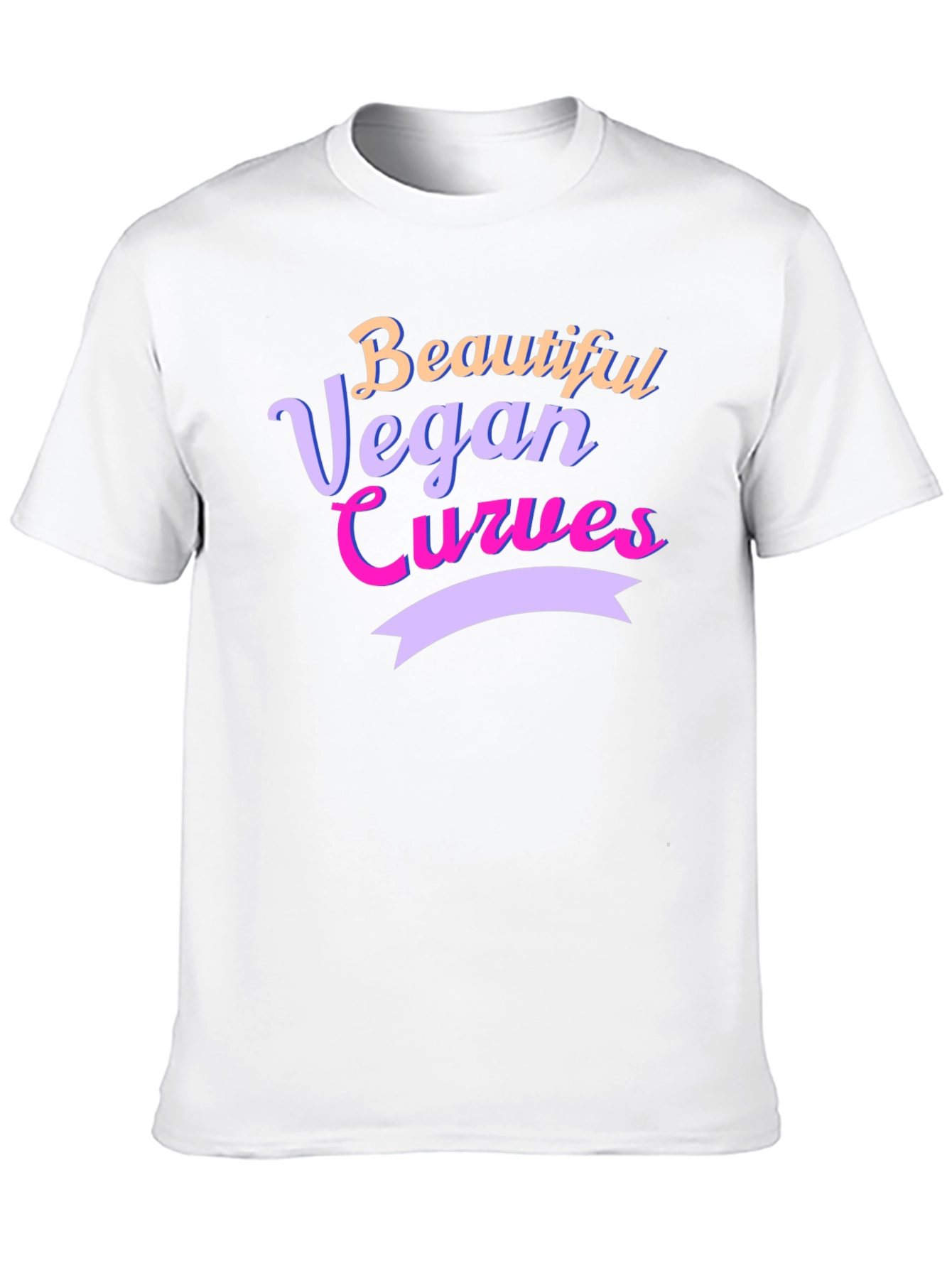 Beautiful Vegan Curves Graphic Tee