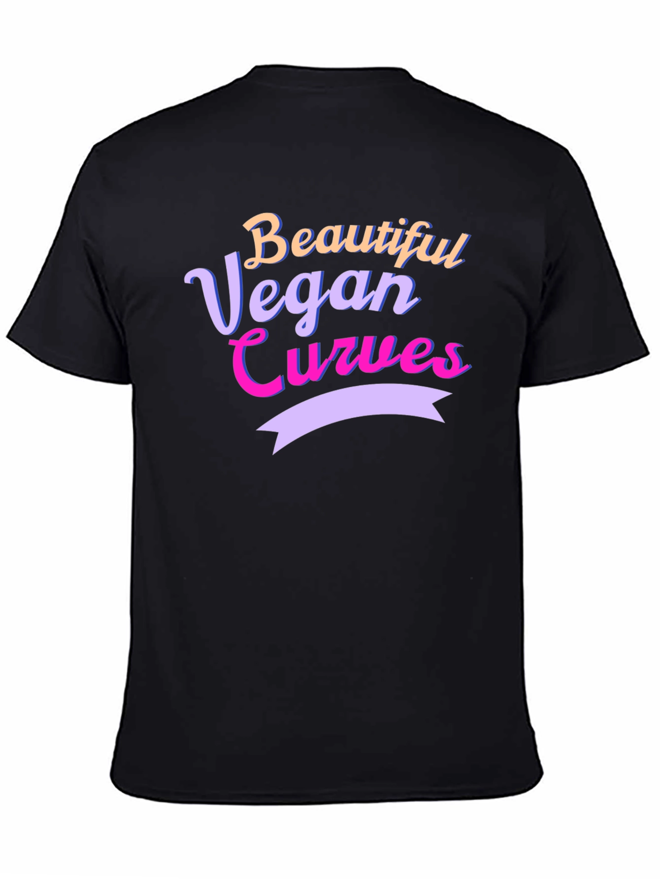 Beautiful Vegan Curves Graphic Tee