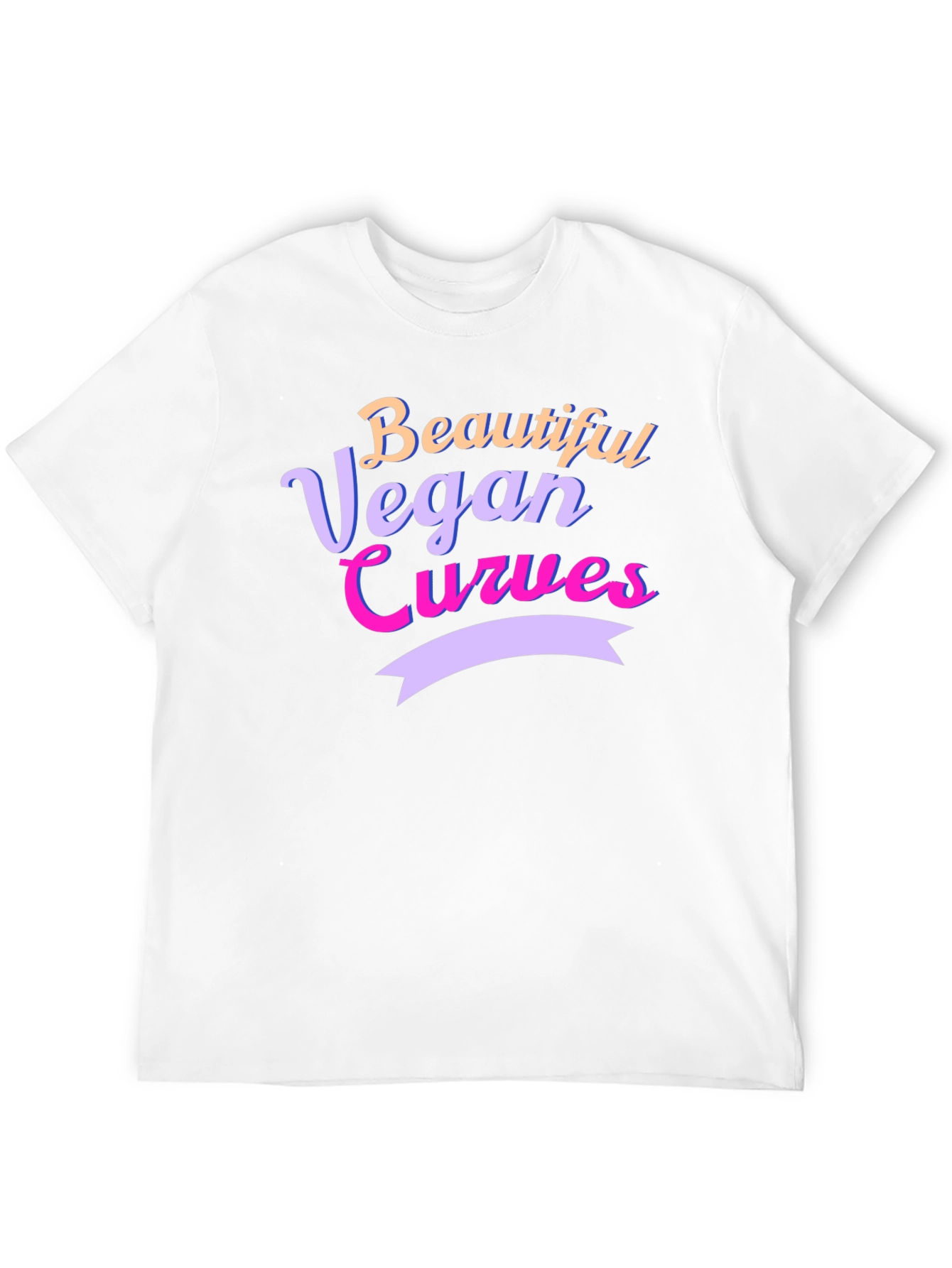 Beautiful Vegan Curves Graphic Tee