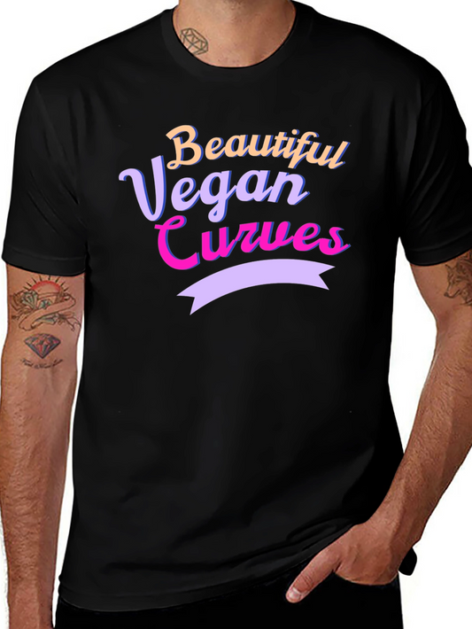 Beautiful Vegan Curves Graphic Tee
