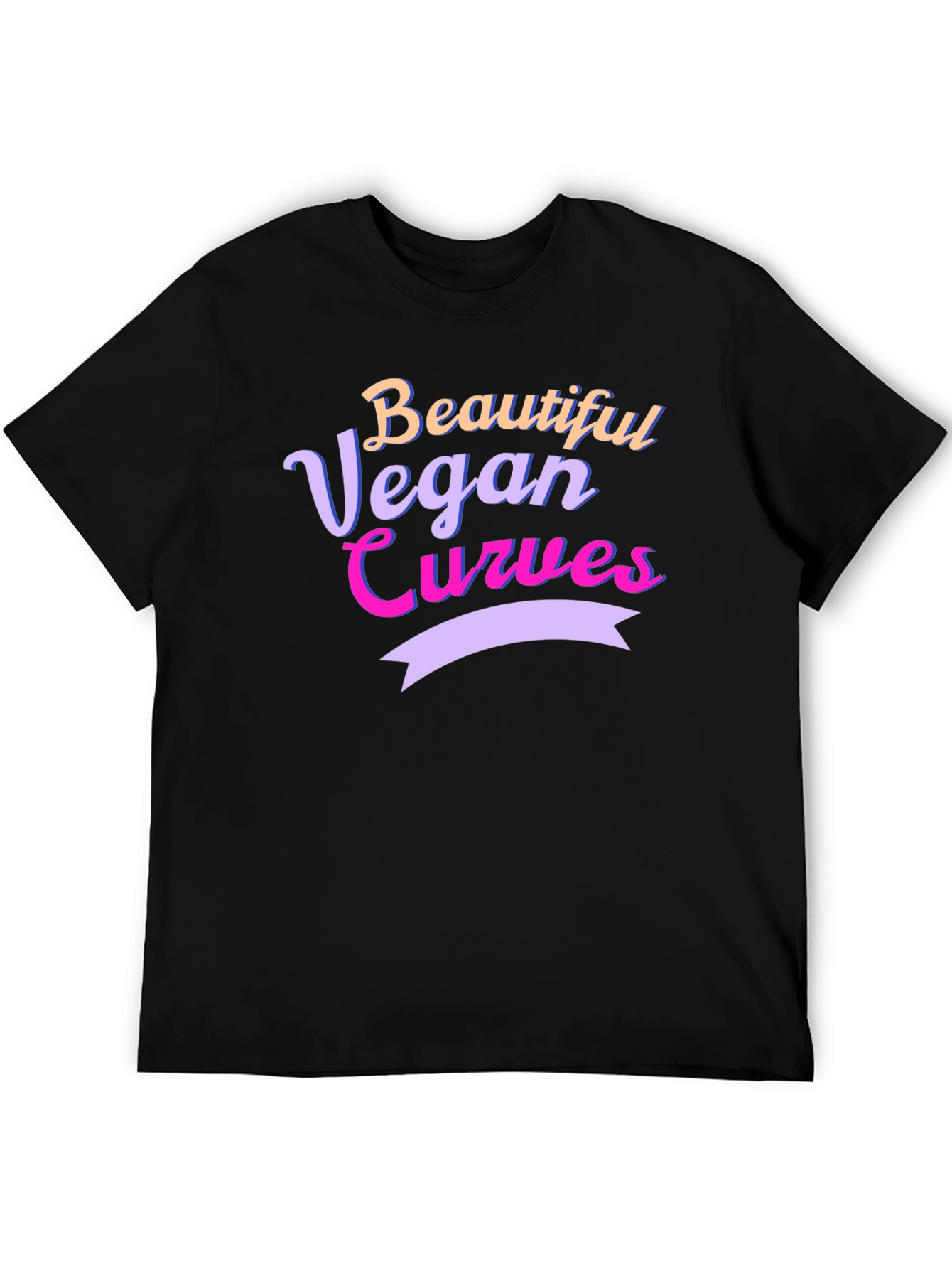 Beautiful Vegan Curves Graphic Tee