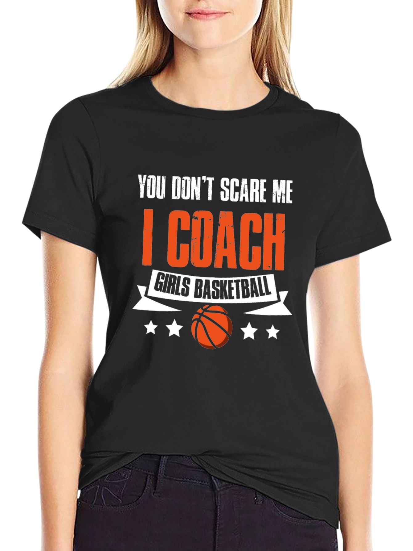 I Coach Girls Basketball T-Shirt