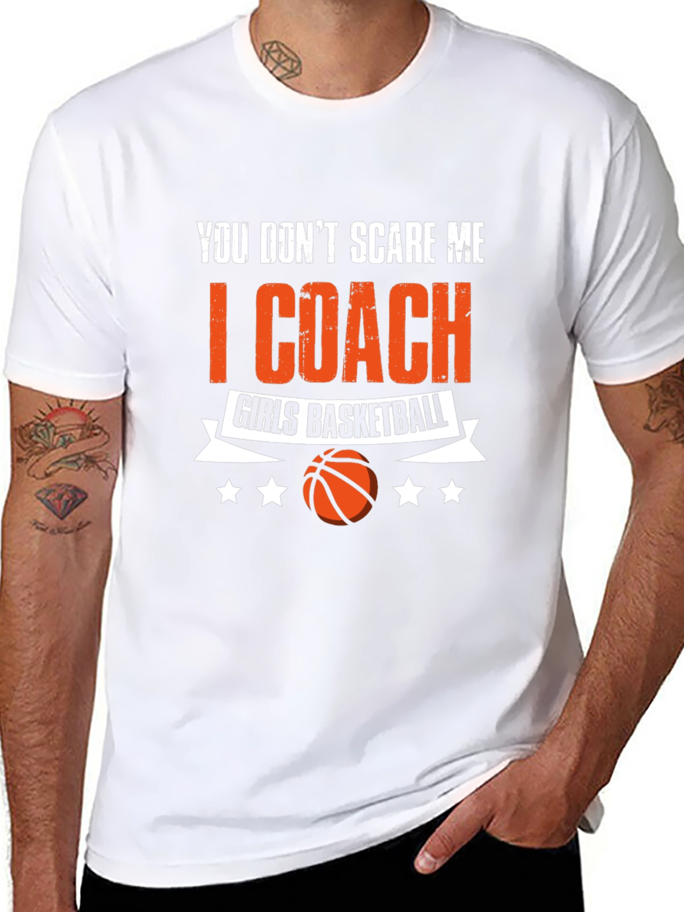I Coach Girls Basketball T-Shirt