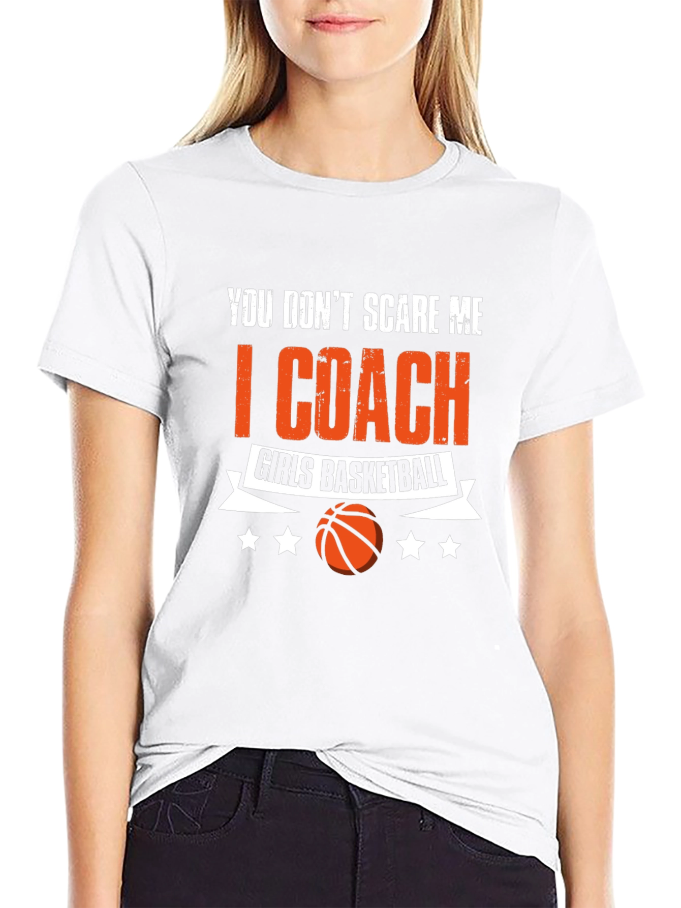 I Coach Girls Basketball T-Shirt