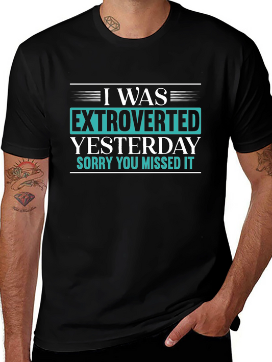 Extroverted Yesterday Graphic Tee