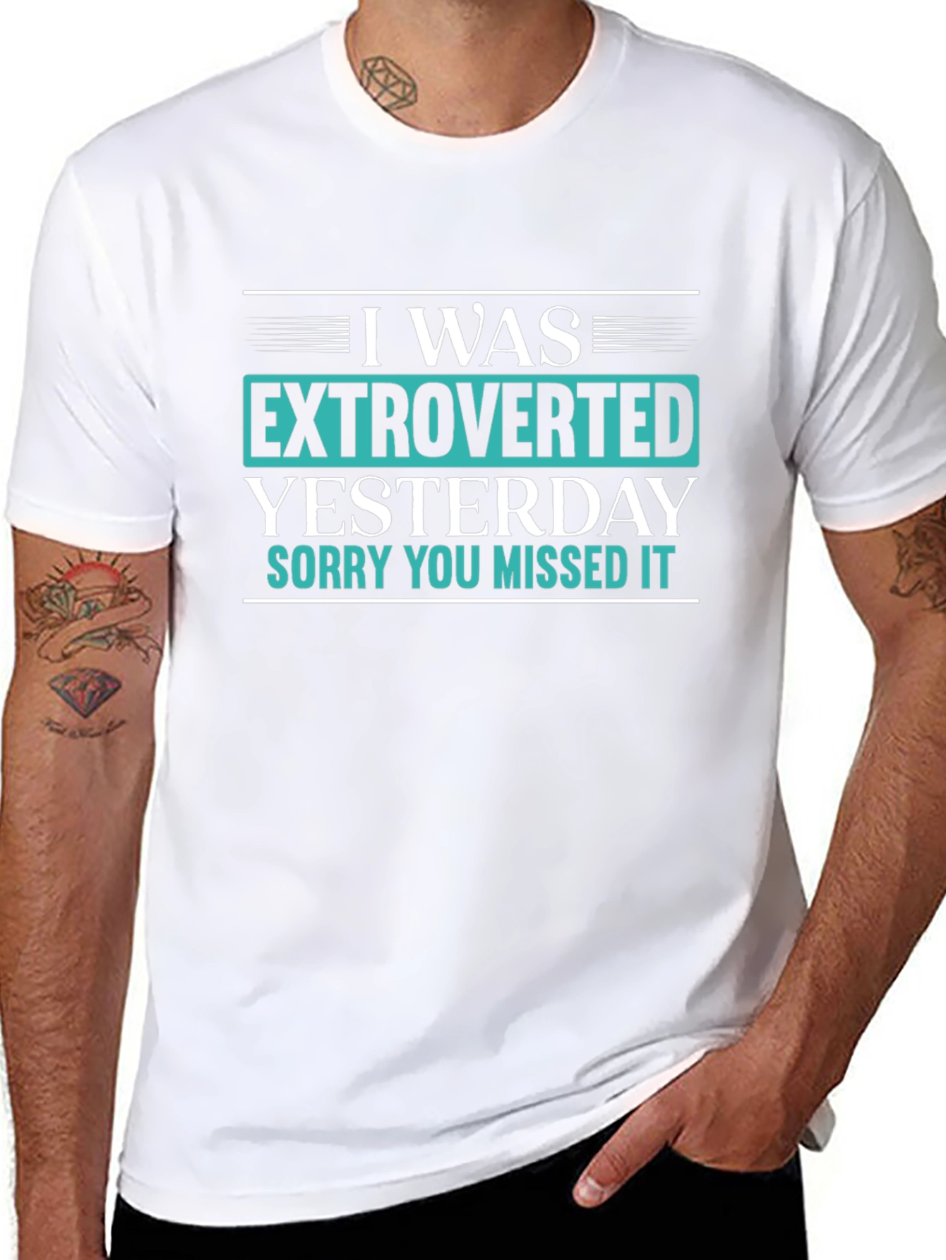 Extroverted Yesterday Graphic Tee