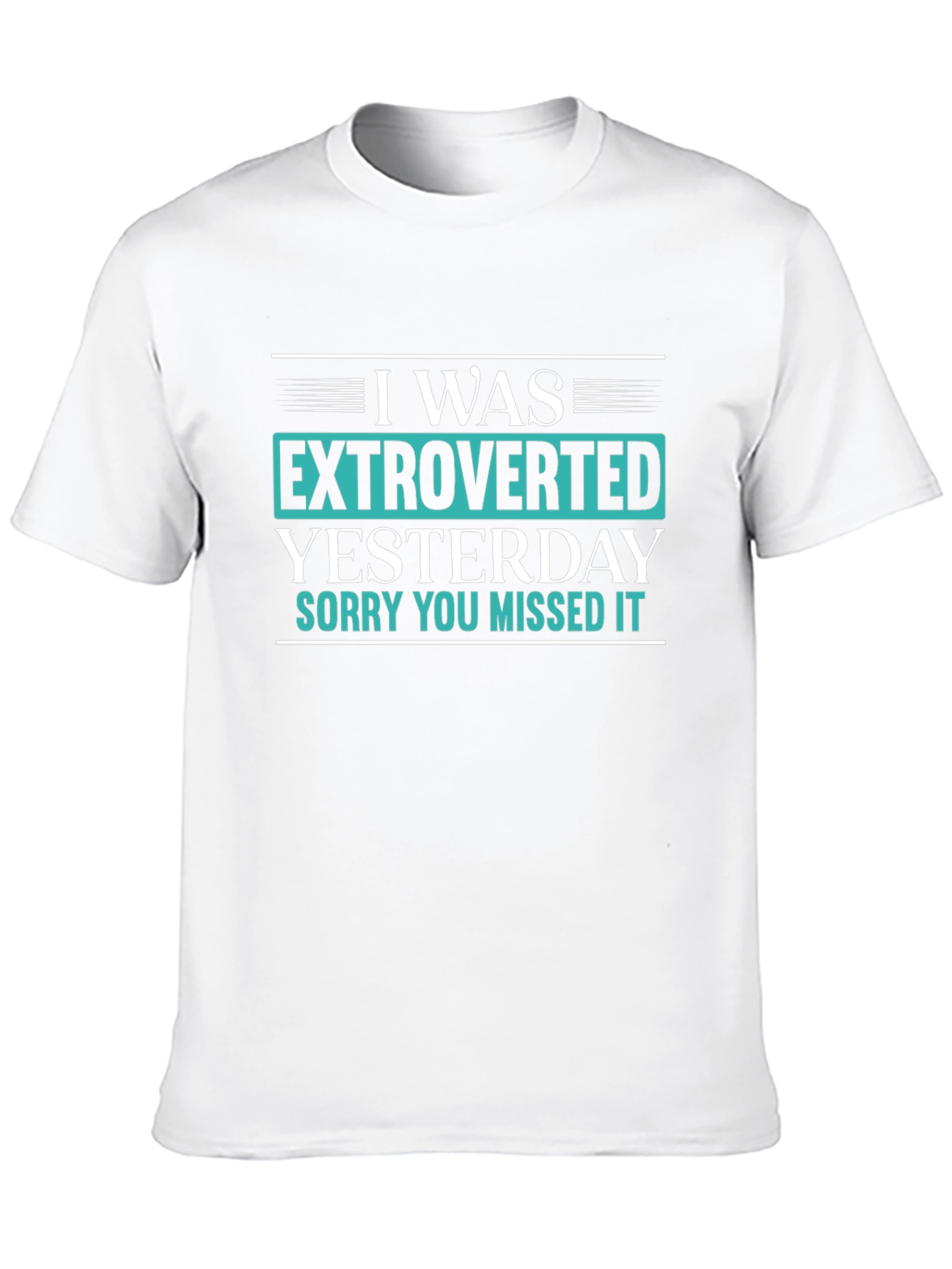 Extroverted Yesterday Graphic Tee