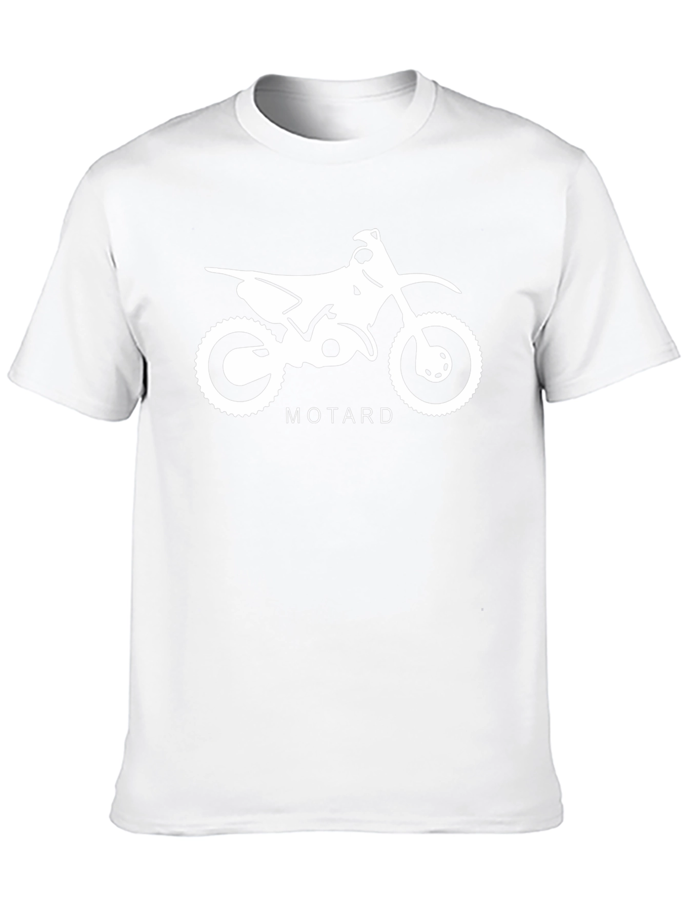 Motard Motorcycle Graphic Tee - Black T-Shirt