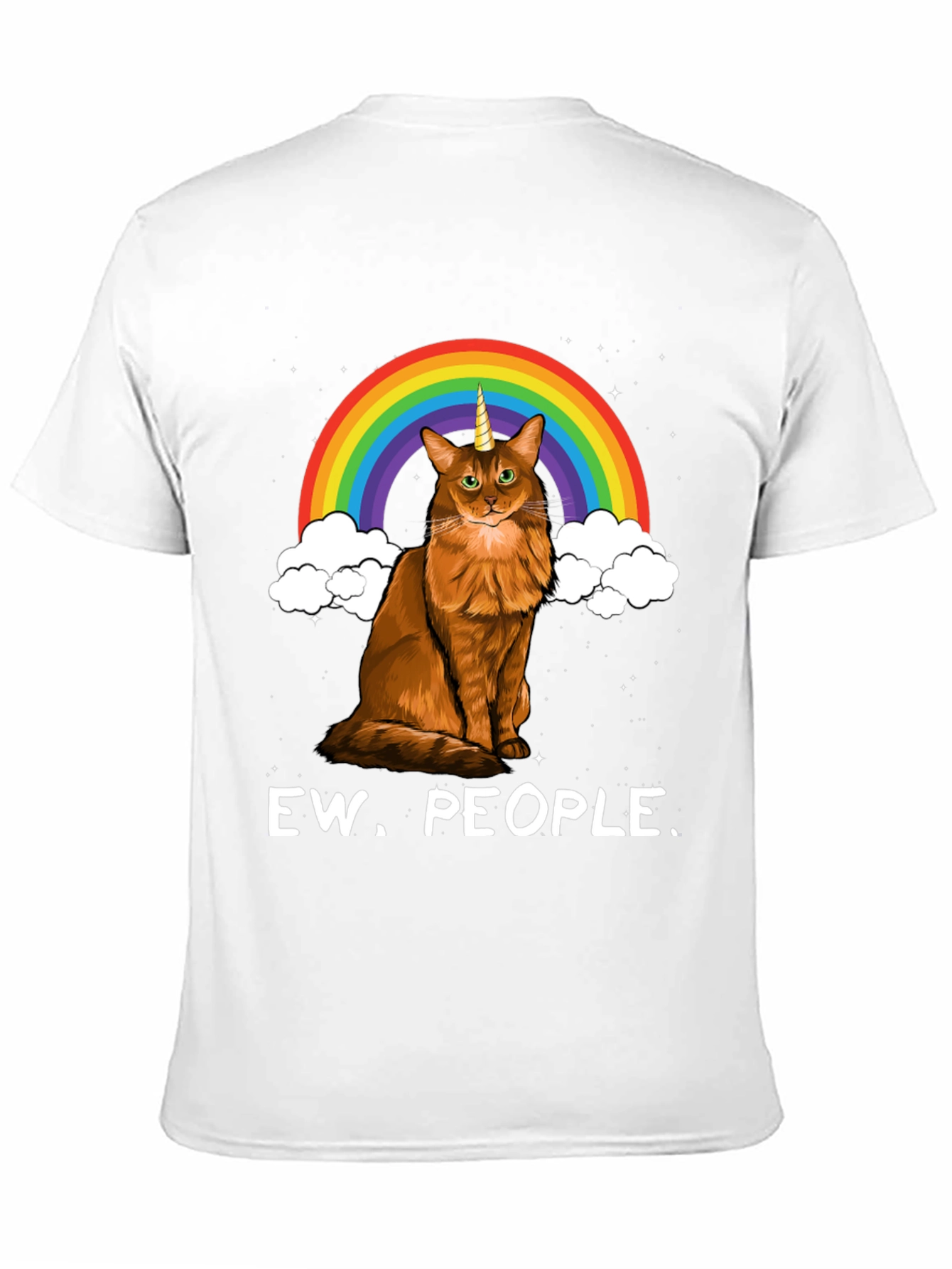 Ew People. Cat Unicorn T-Shirt
