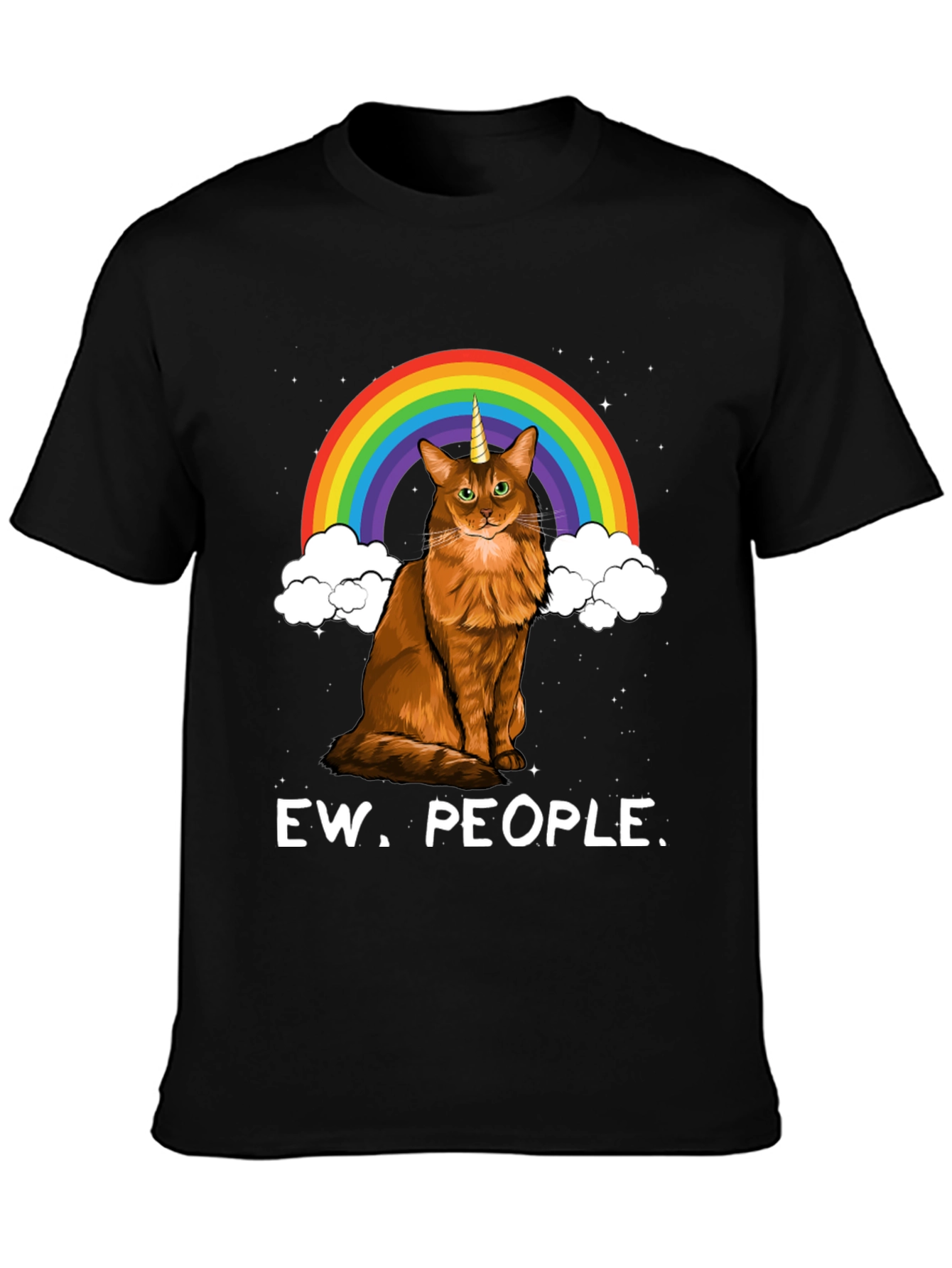 Ew People. Cat Unicorn T-Shirt