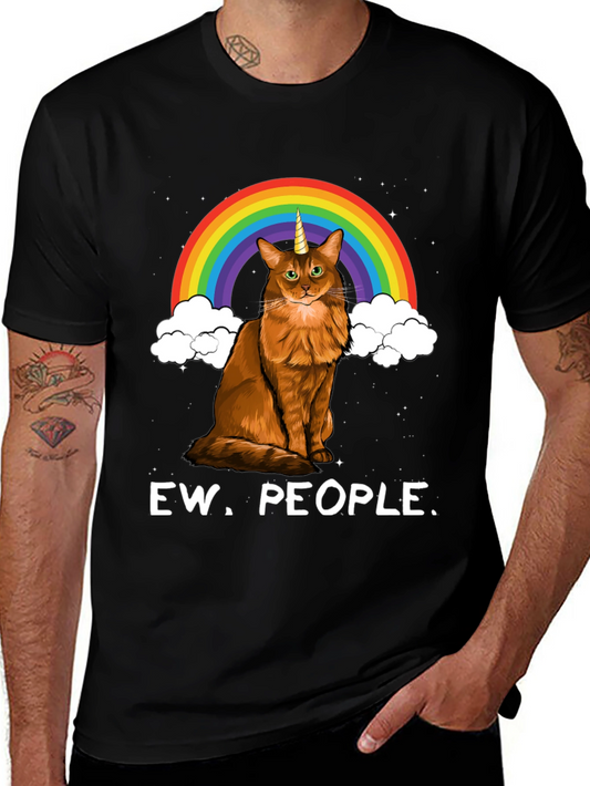 Ew People. Cat Unicorn T-Shirt