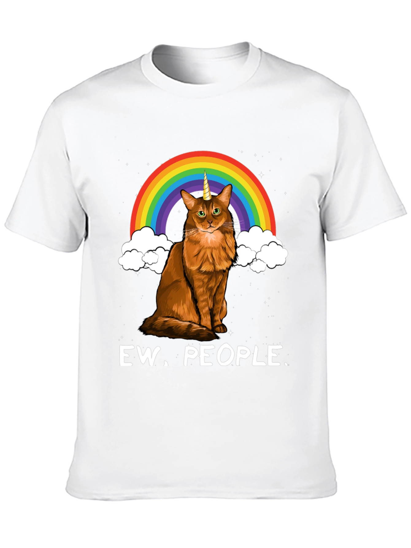 Ew People. Cat Unicorn T-Shirt