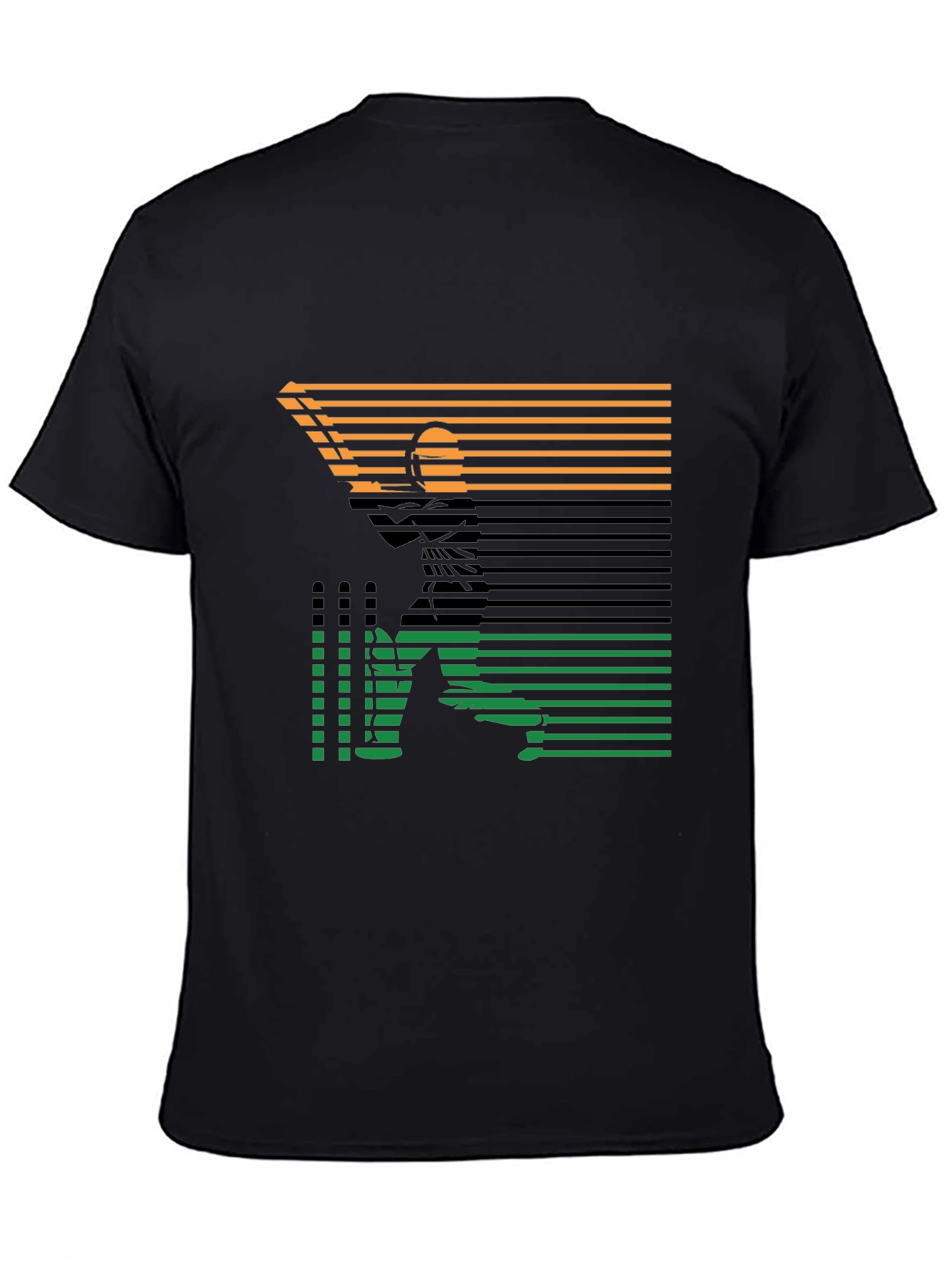 Angler Silhouette Tee - Retro Fishing T-Shirt