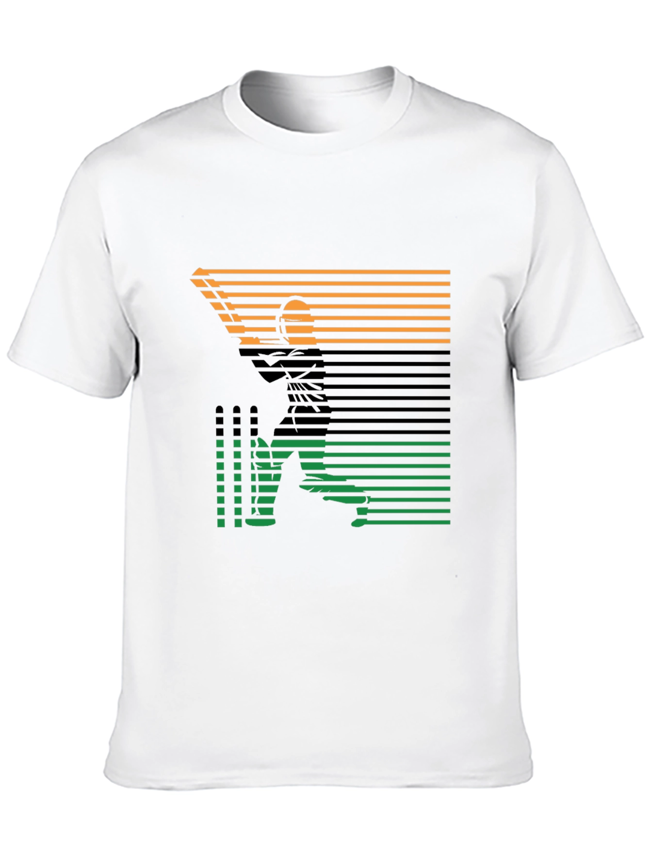 Angler Silhouette Tee - Retro Fishing T-Shirt