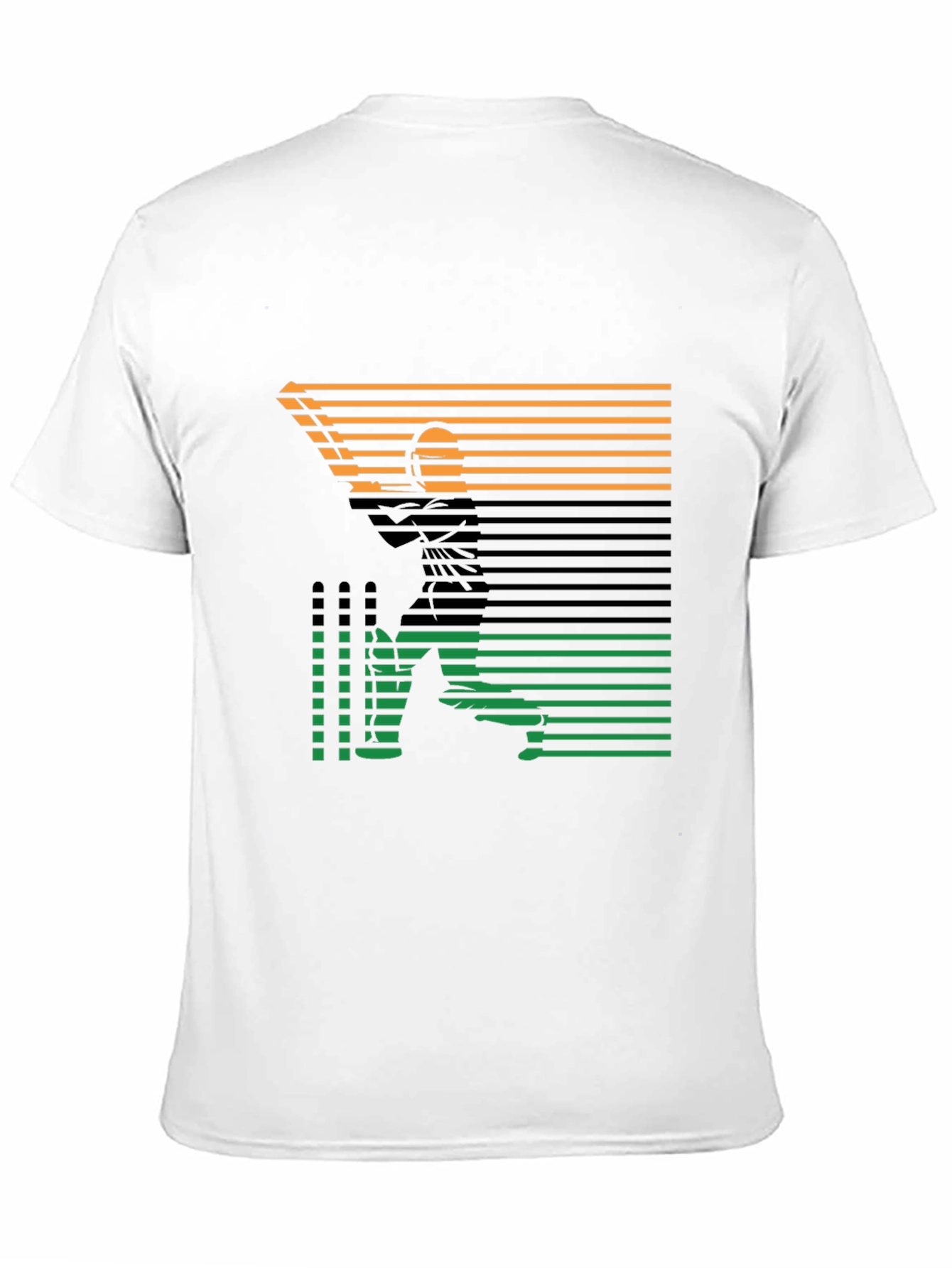 Angler Silhouette Tee - Retro Fishing T-Shirt