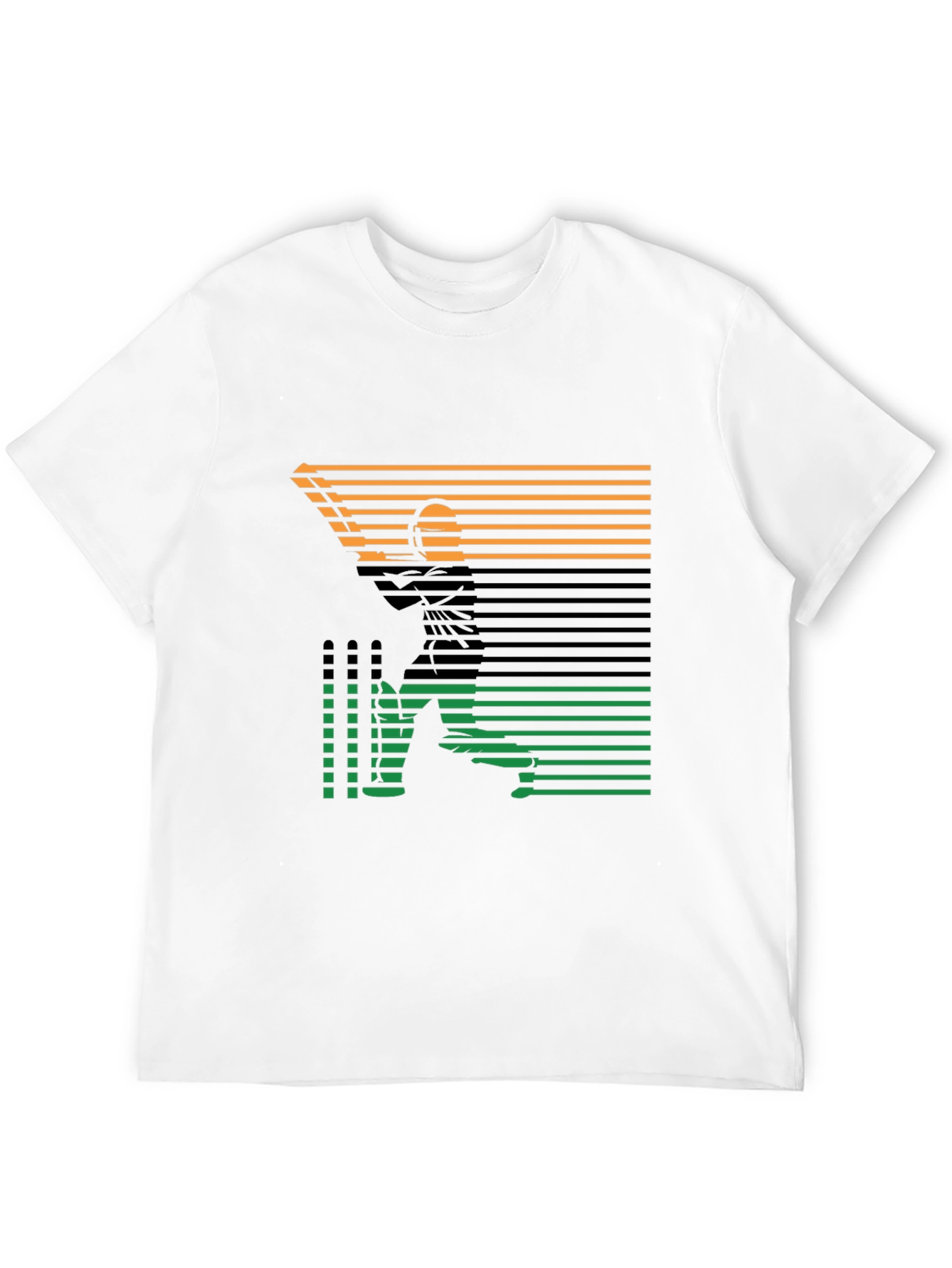 Angler Silhouette Tee - Retro Fishing T-Shirt