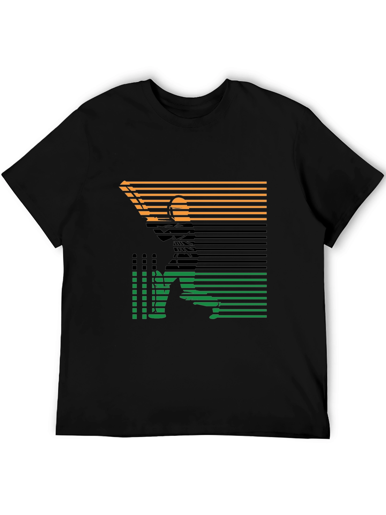 Angler Silhouette Tee - Retro Fishing T-Shirt