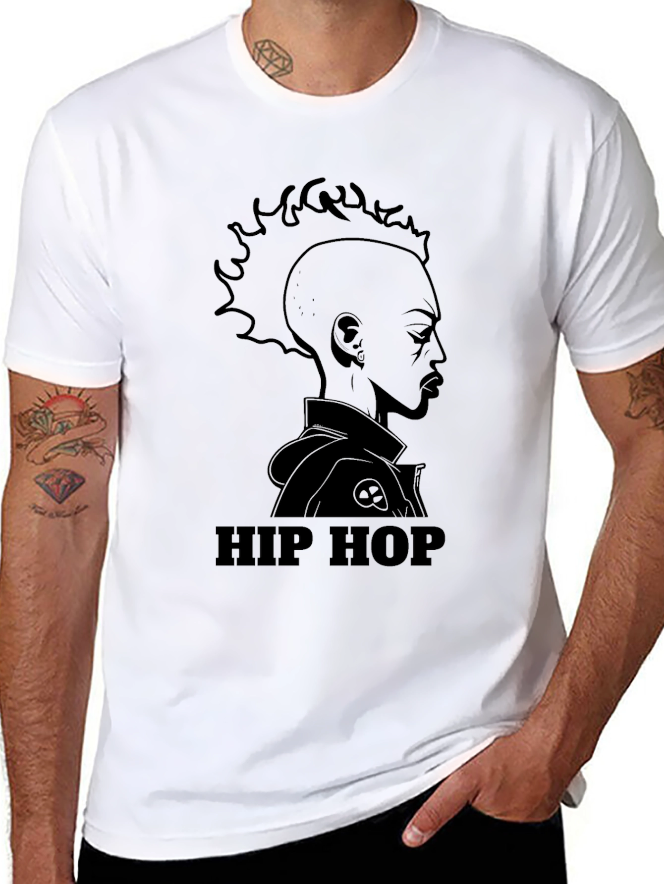 Hip Hop T-Shirt - Edgy Graphic Tee
