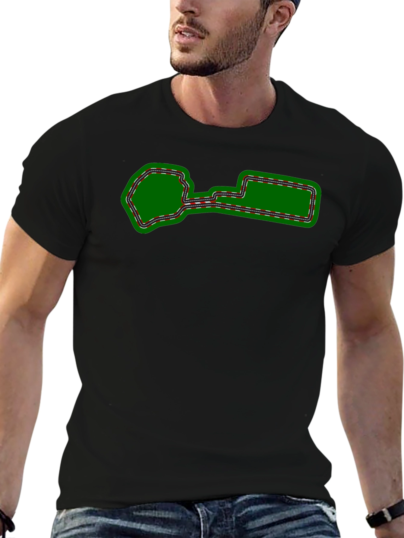 Race Track T-Shirt - Black