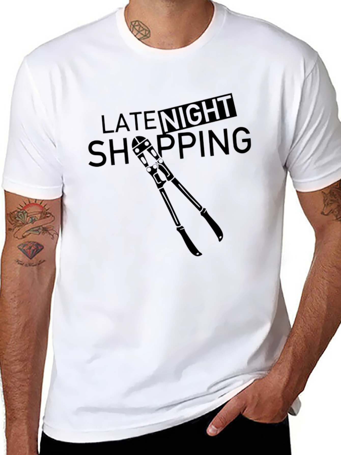 Late Night Shopping Tee