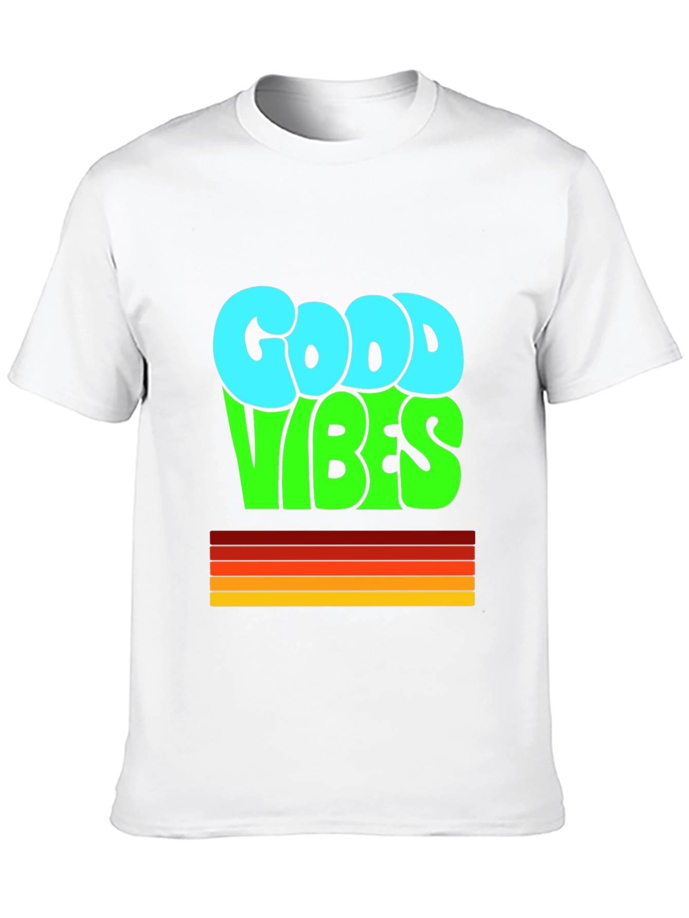 Good Vibes Retro T-Shirt - Black