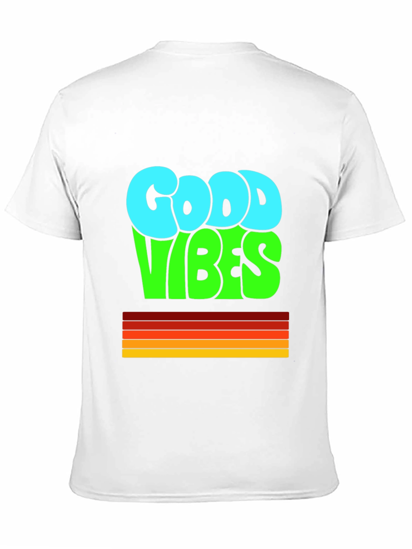 Good Vibes Retro T-Shirt - Black