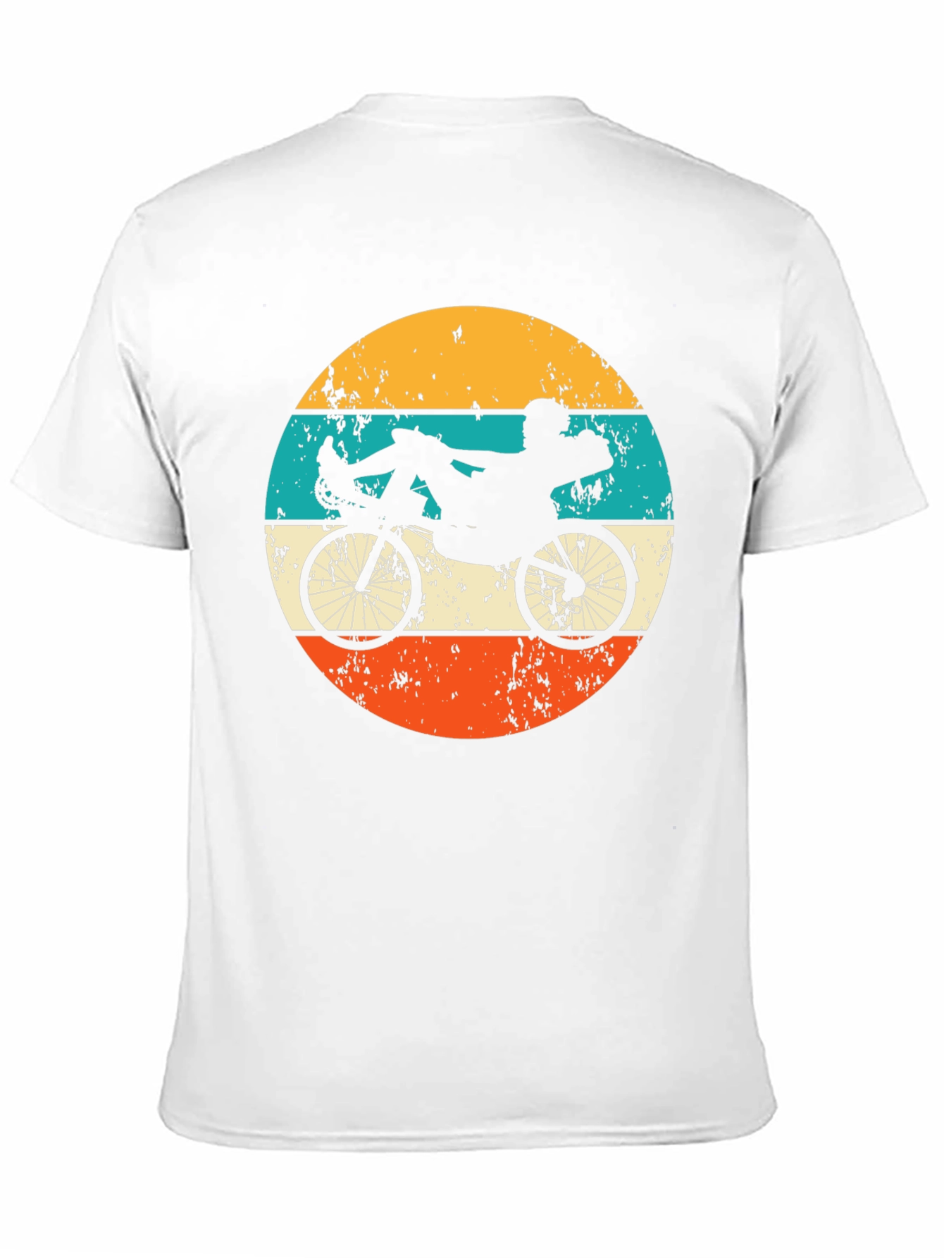 Retro Recumbent Bike T-Shirt - Cyclist Apparel