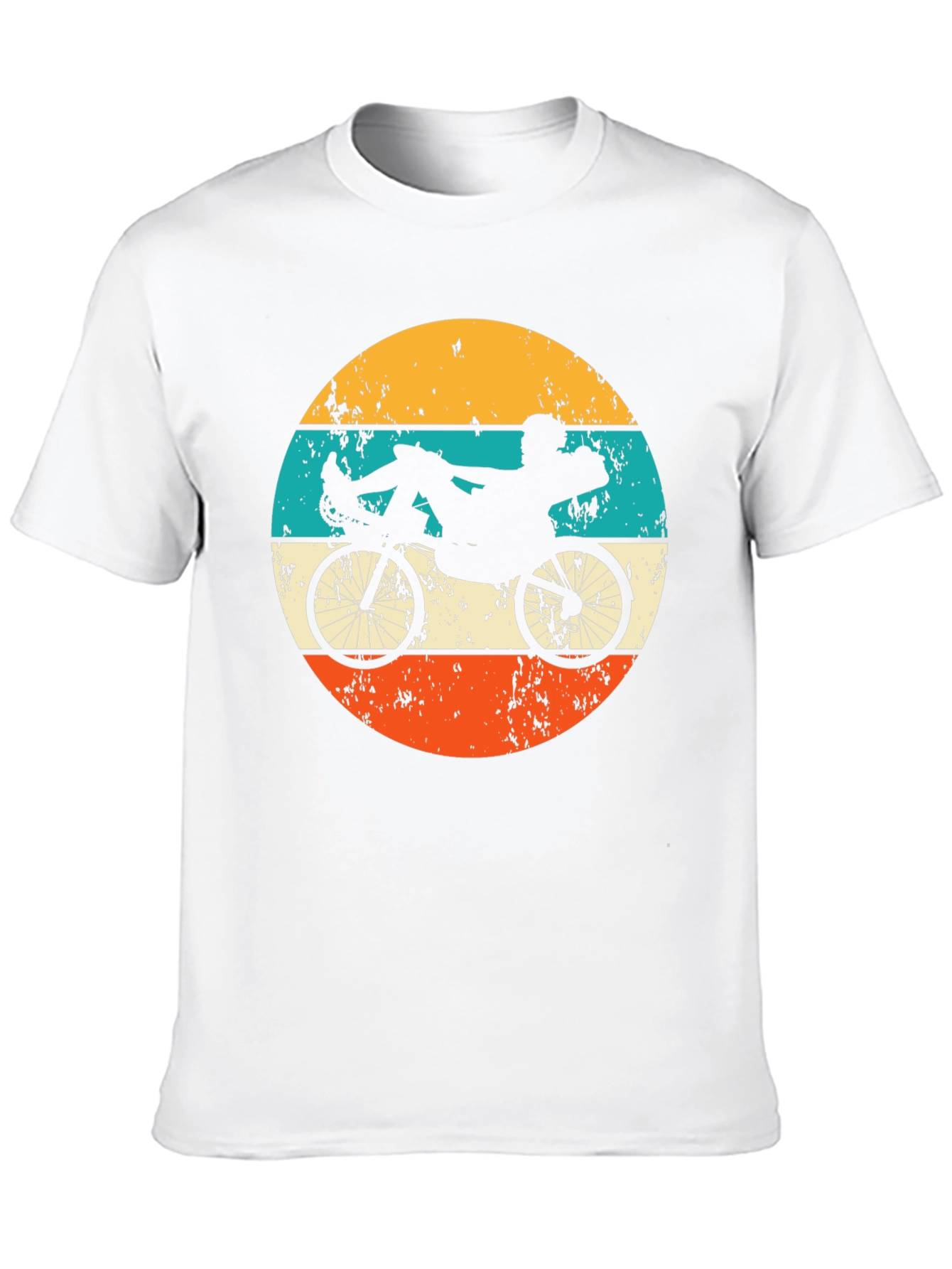 Retro Recumbent Bike T-Shirt - Cyclist Apparel