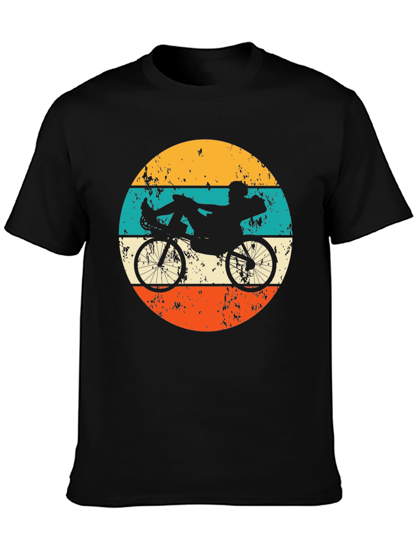 Retro Recumbent Bike T-Shirt - Cyclist Apparel