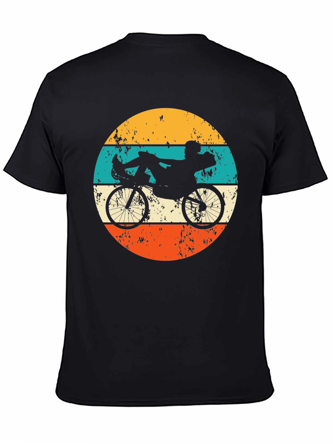 Retro Recumbent Bike T-Shirt - Cyclist Apparel