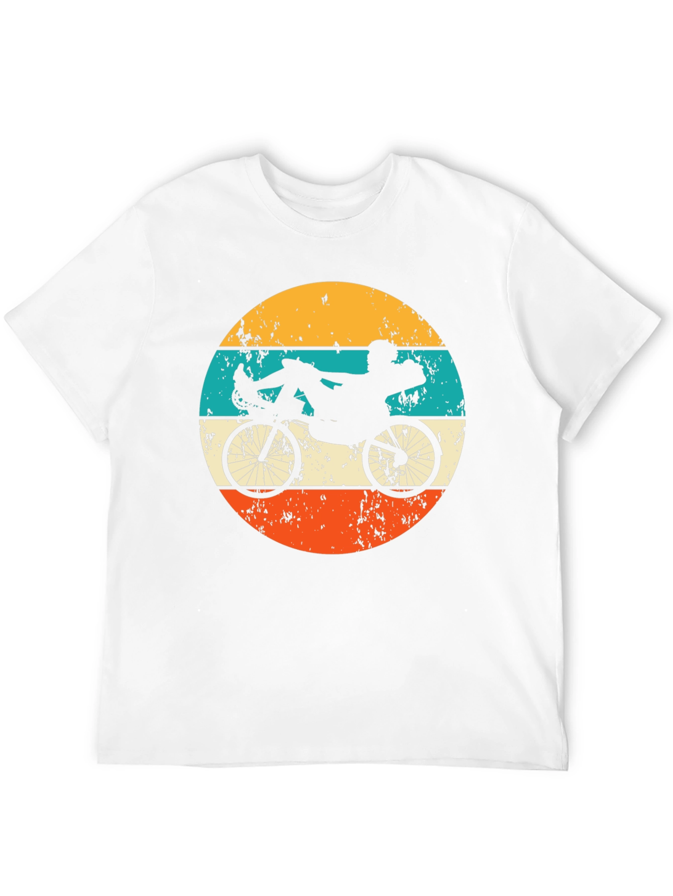 Retro Recumbent Bike T-Shirt - Cyclist Apparel
