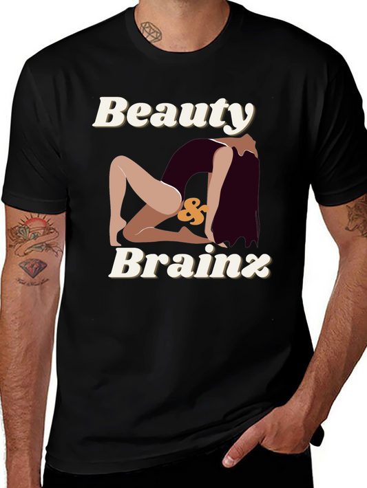 Beauty & Brainz Graphic T-Shirt - Stylish Unisex Tee