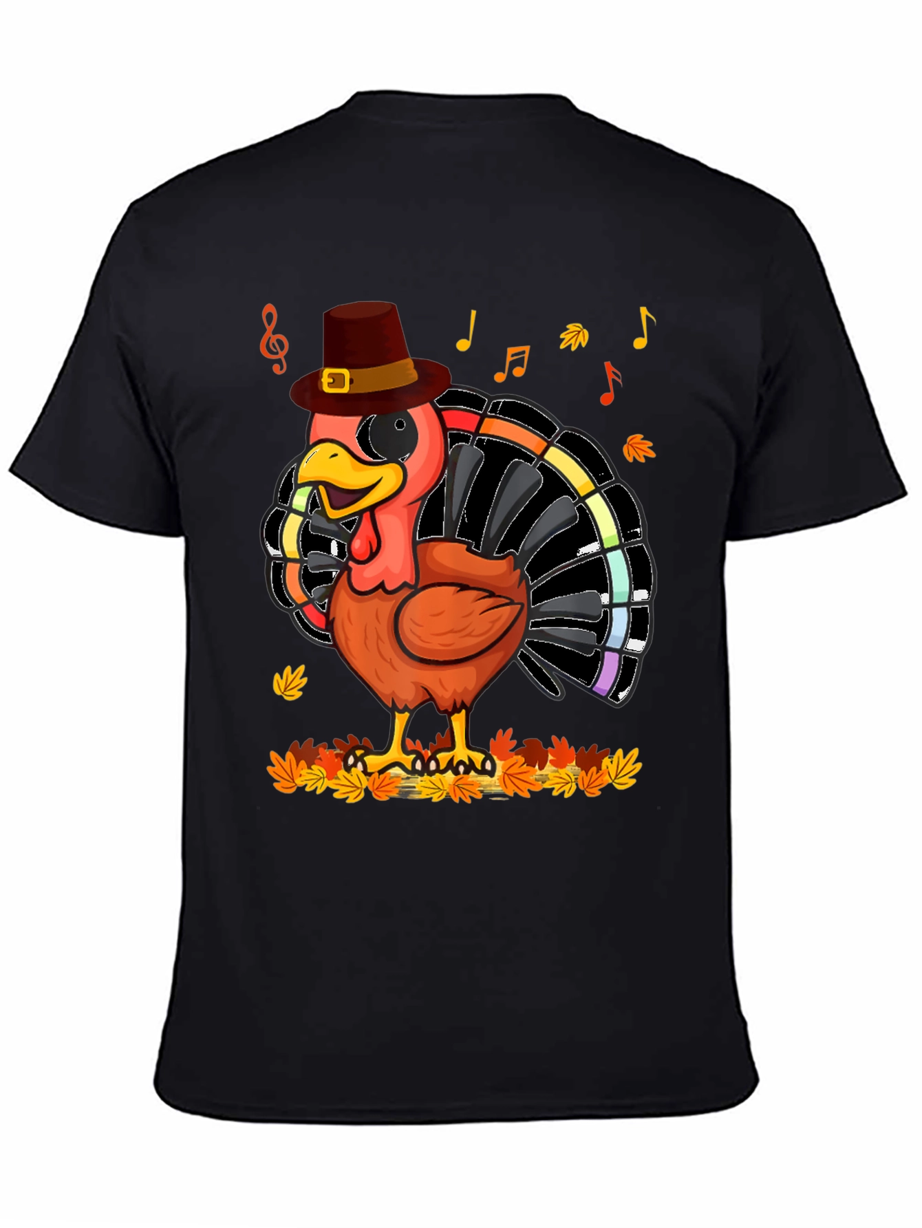 Musical Turkey Thanksgiving T-Shirt