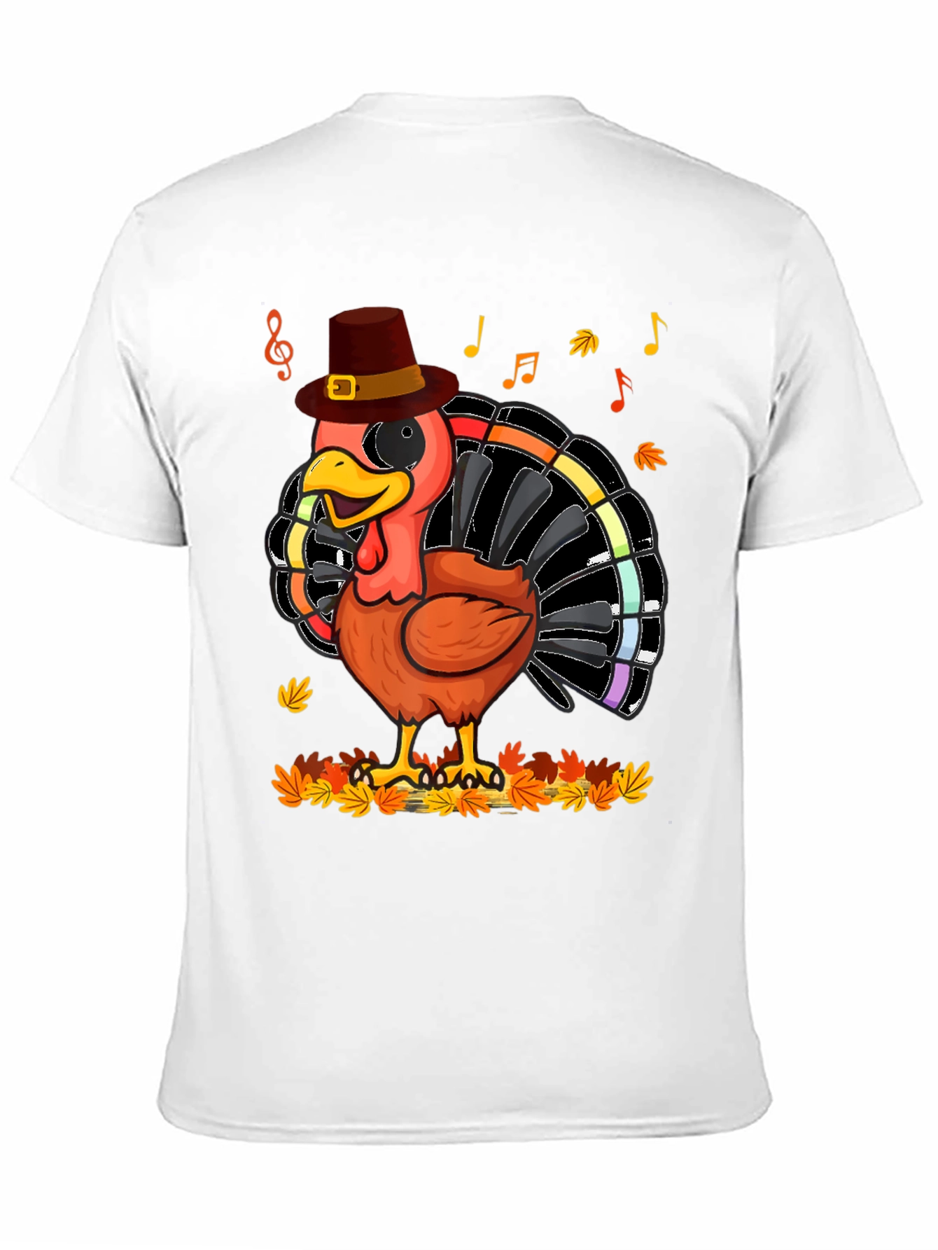Musical Turkey Thanksgiving T-Shirt
