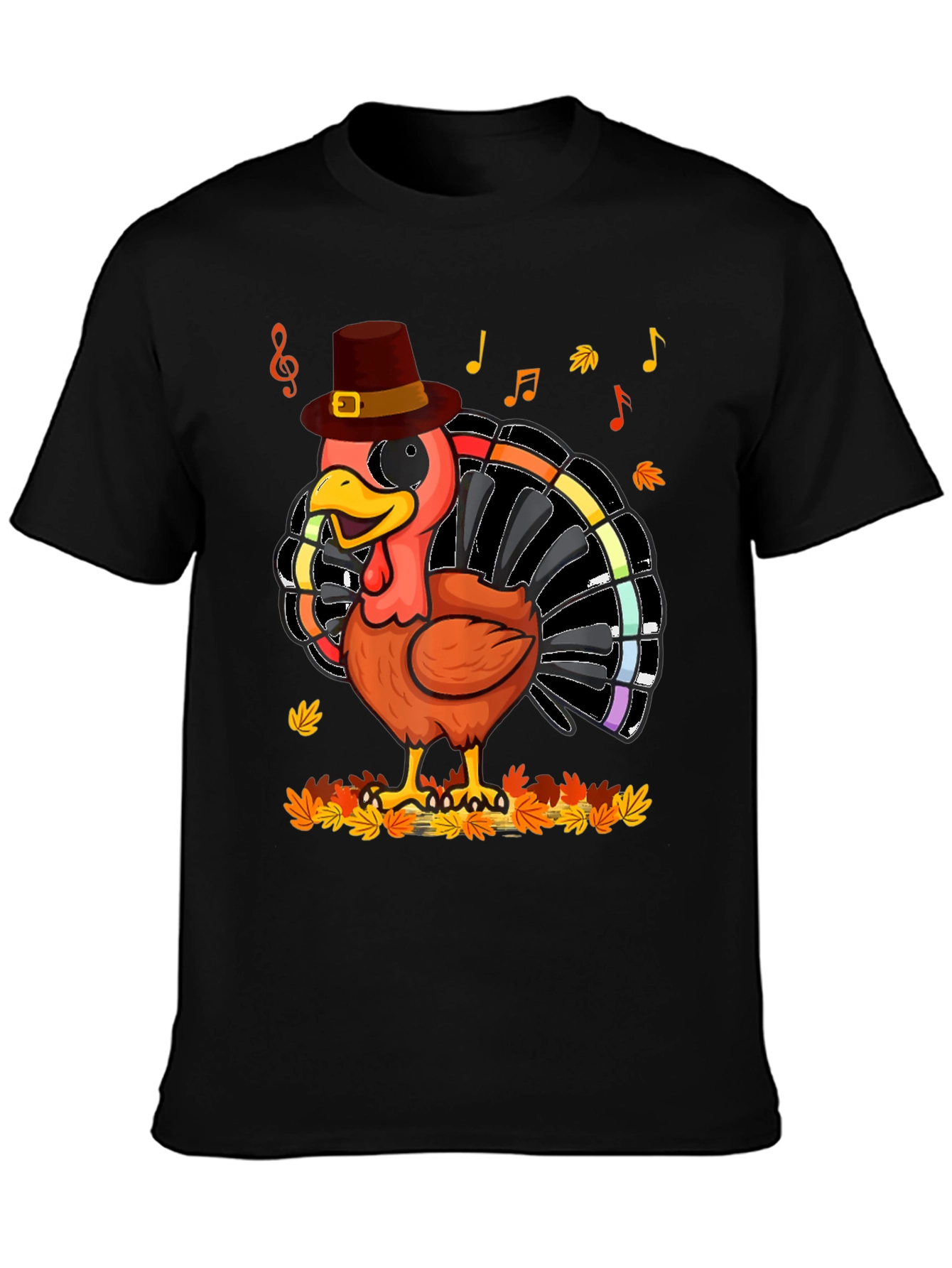 Musical Turkey Thanksgiving T-Shirt