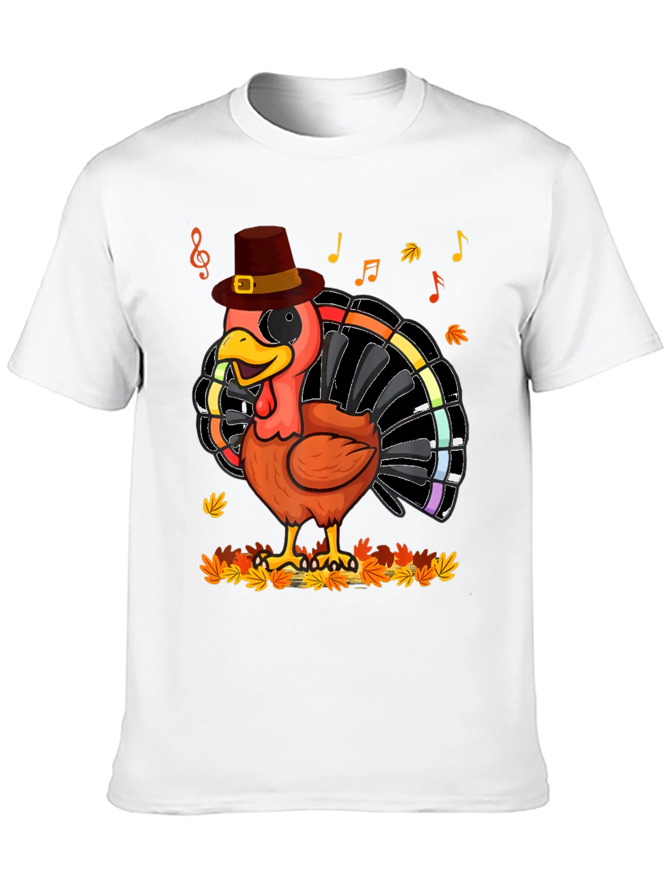 Musical Turkey Thanksgiving T-Shirt