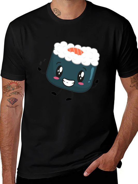 Sushi Cartoon Graphic Tee