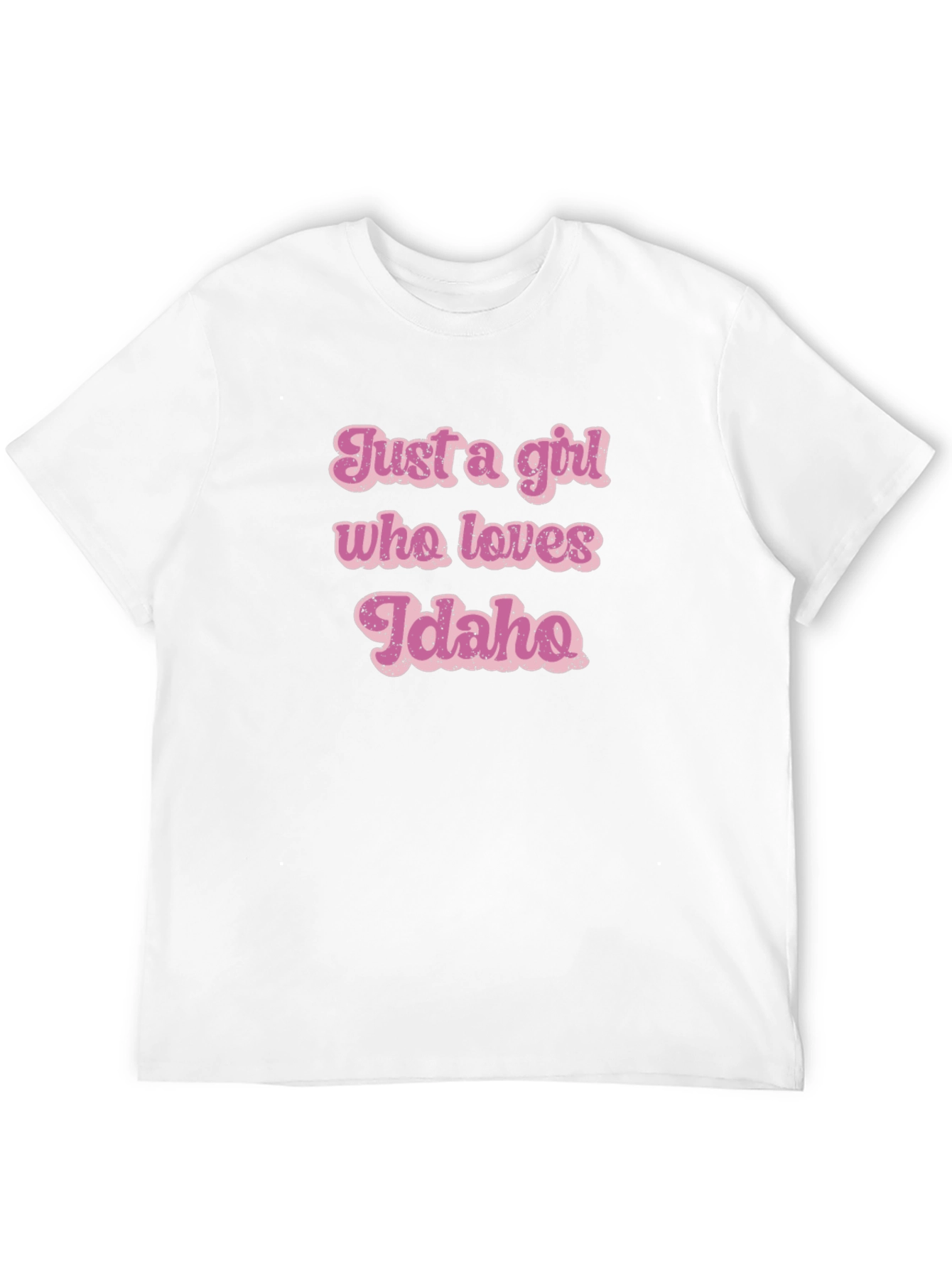 Just a Girl Who Loves Idaho Graphic Tee