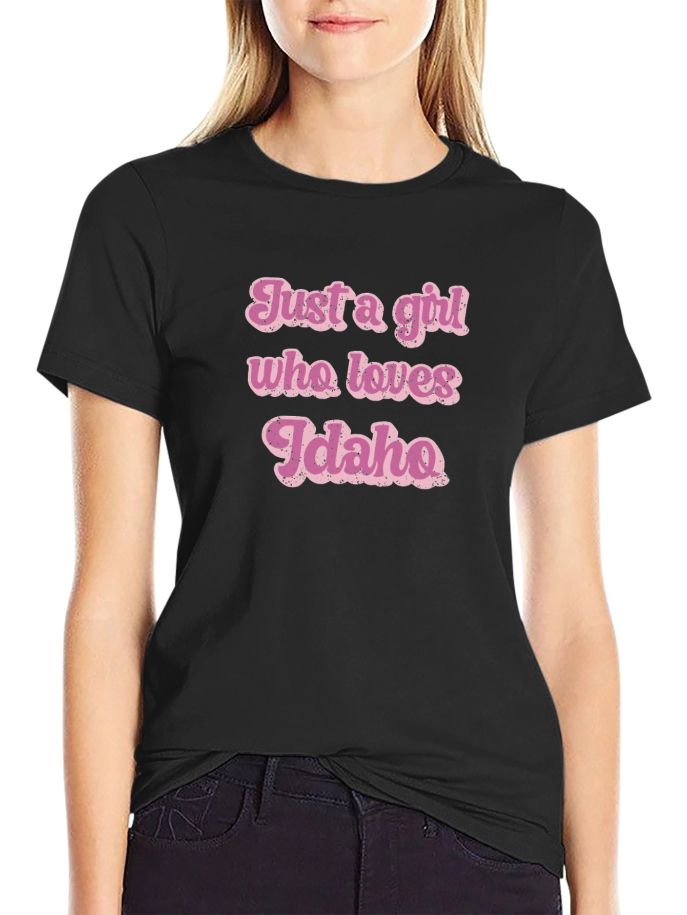 Just a Girl Who Loves Idaho Graphic Tee