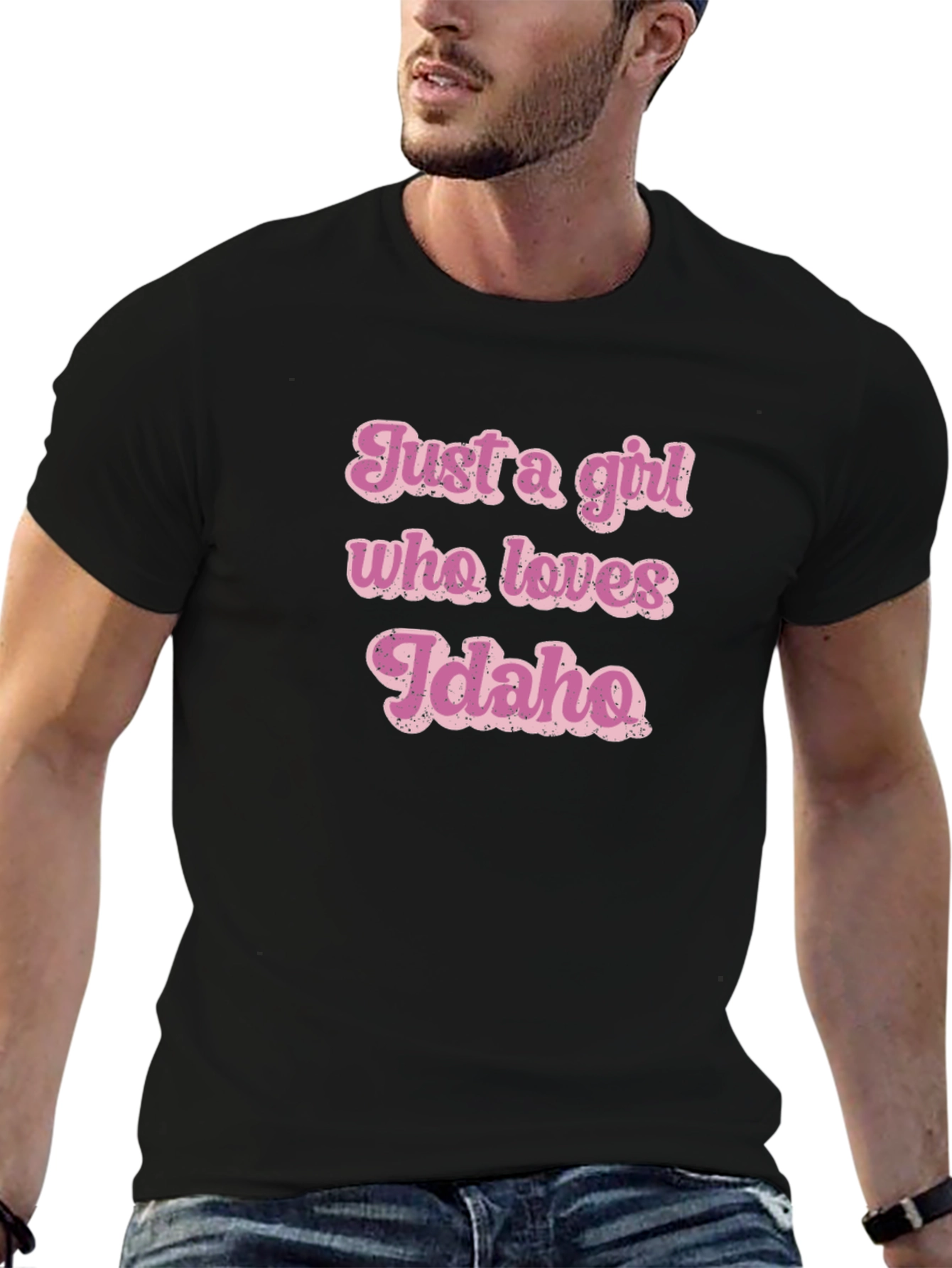 Just a Girl Who Loves Idaho Graphic Tee
