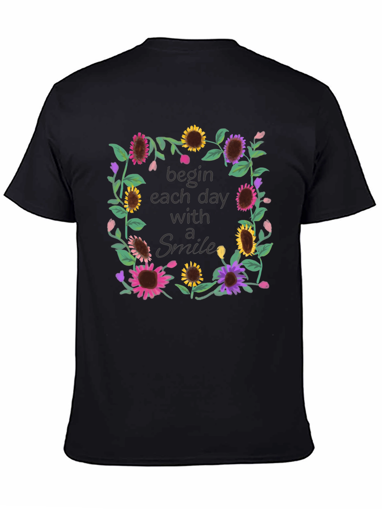 Floral Smile T-Shirt