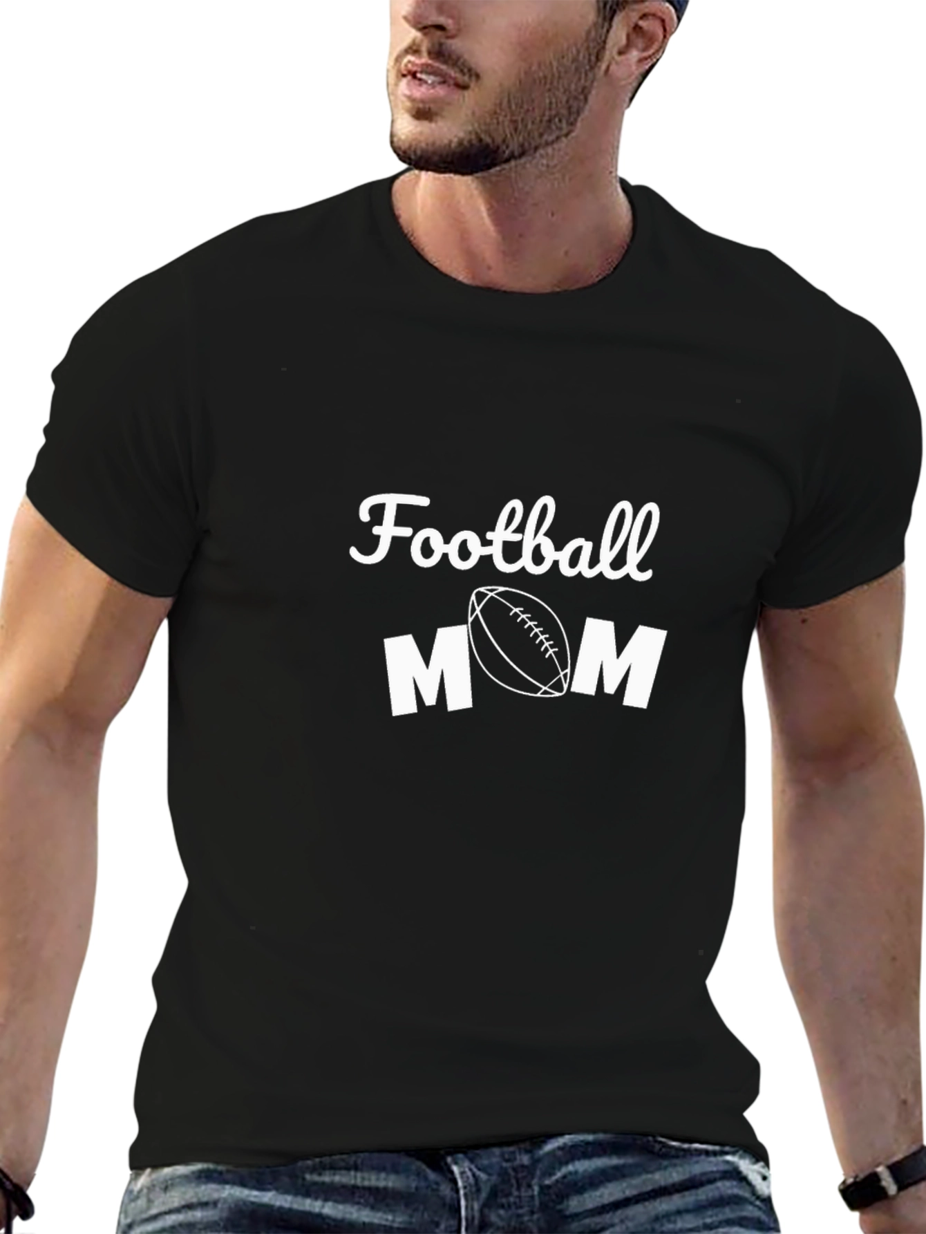 Football Mom Graphic T-Shirt - Game Day Tee