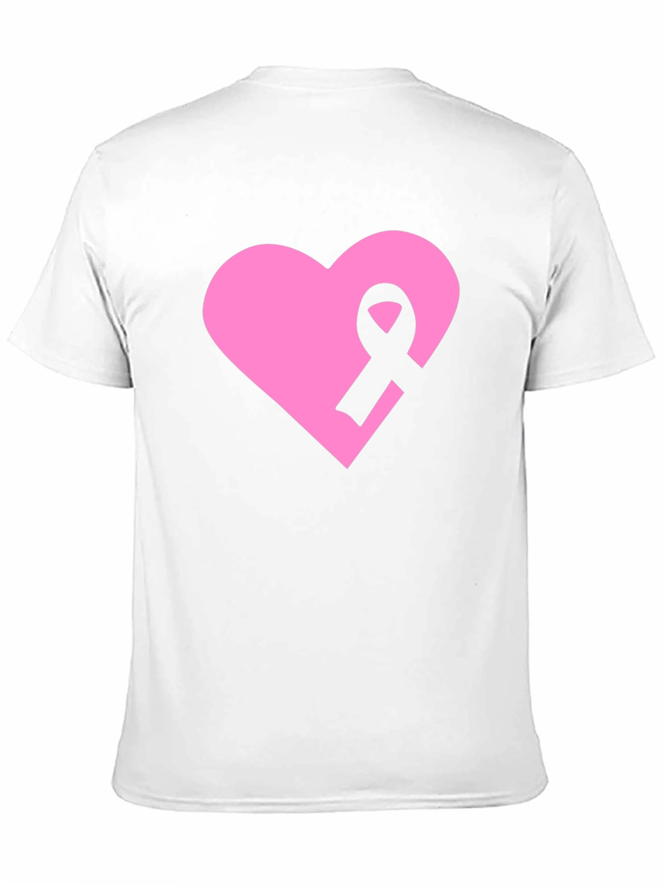 Pink Heart Ribbon Awareness T-Shirt