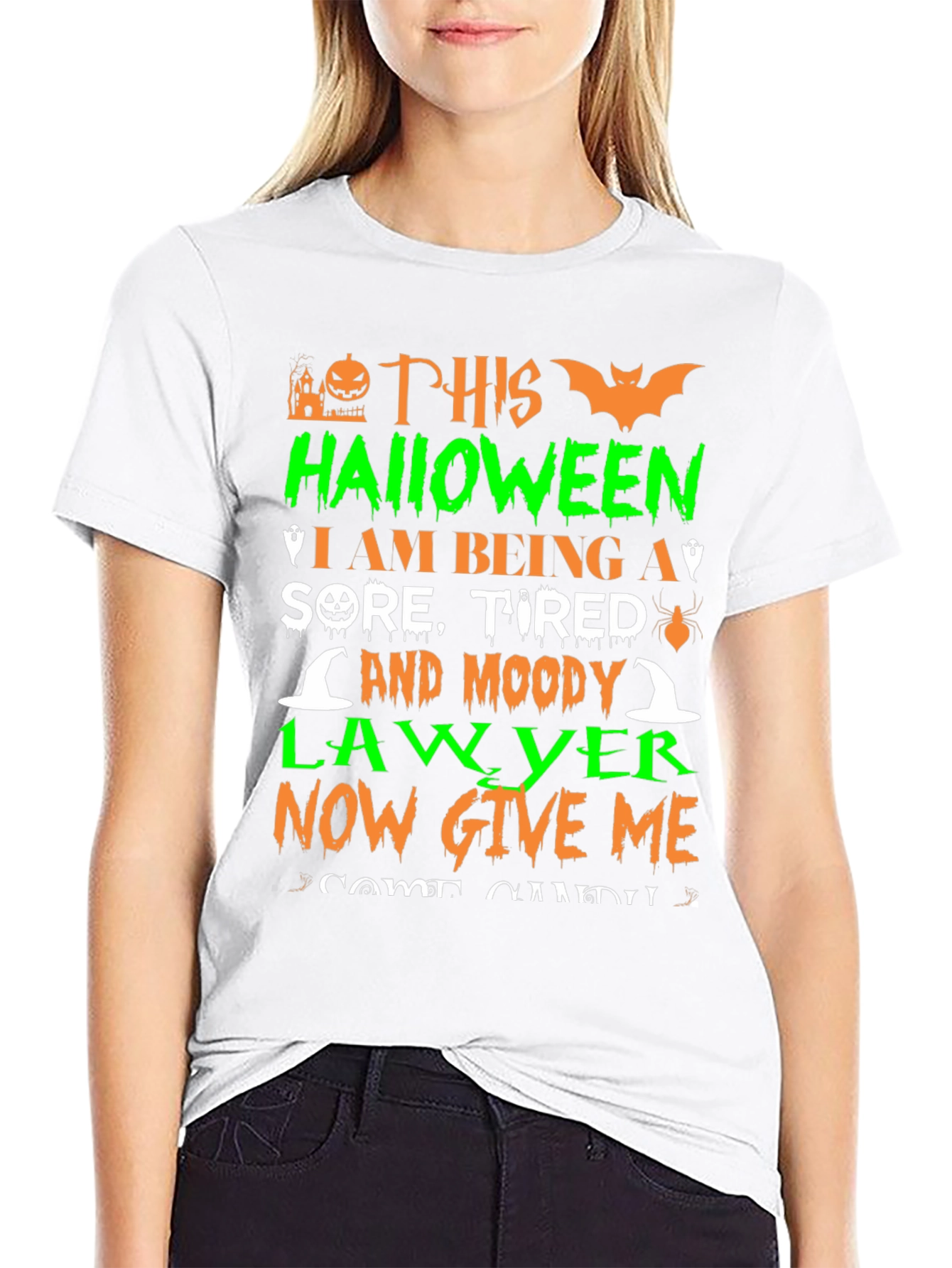 Halloween Lawyer T-Shirt - Sore Tired and Moody!