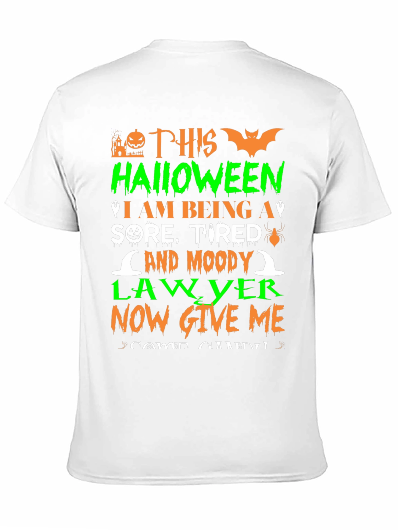 Halloween Lawyer T-Shirt - Sore Tired and Moody!