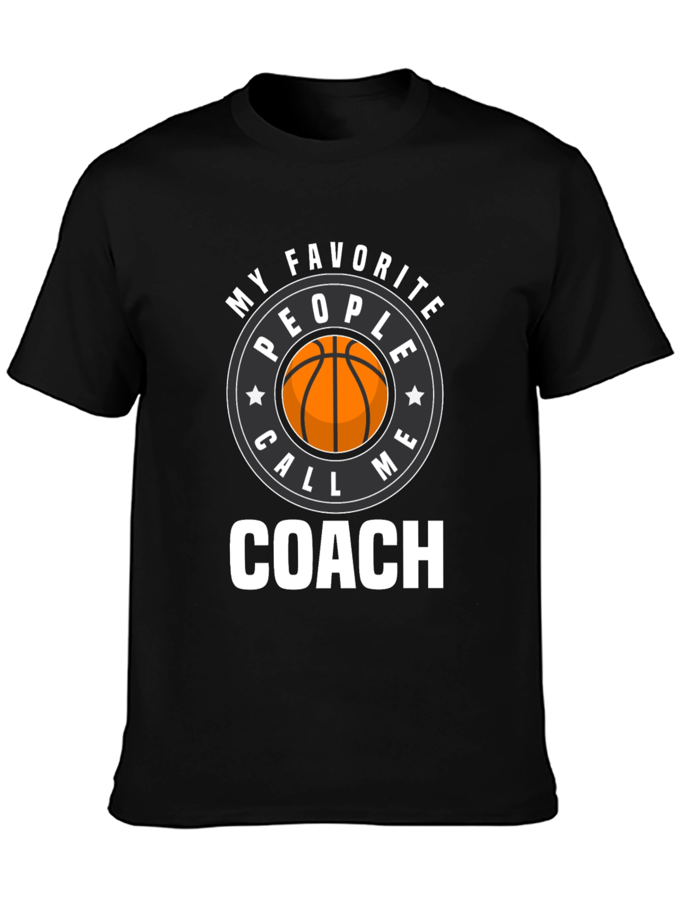 Basketball Coach Graphic T-Shirt