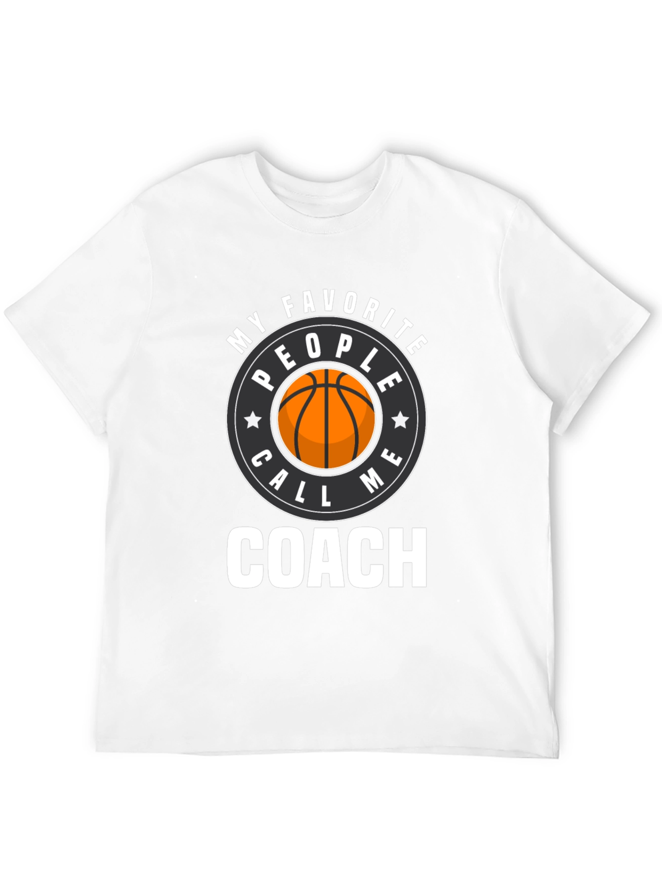 Basketball Coach Graphic T-Shirt