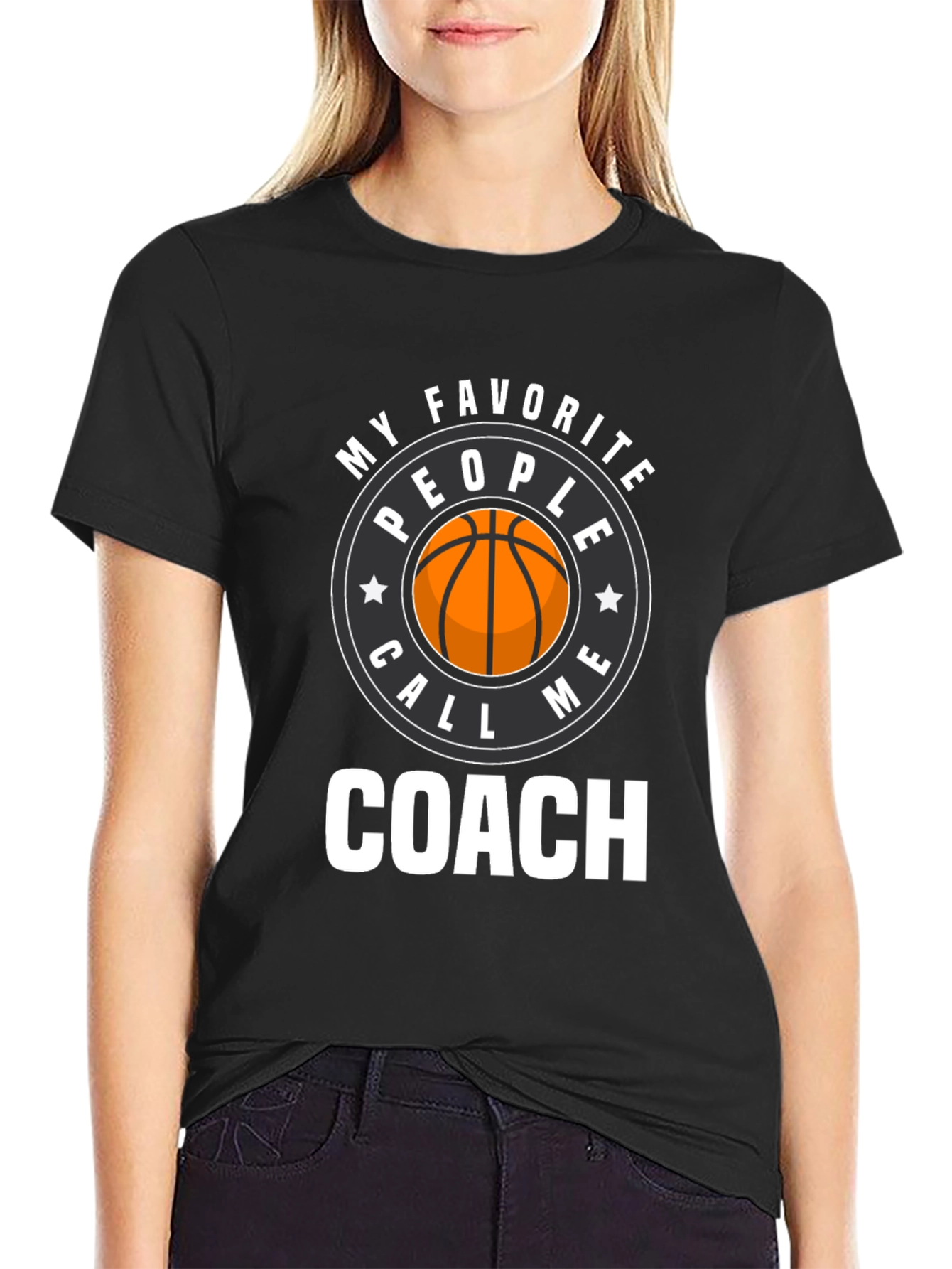 Basketball Coach Graphic T-Shirt