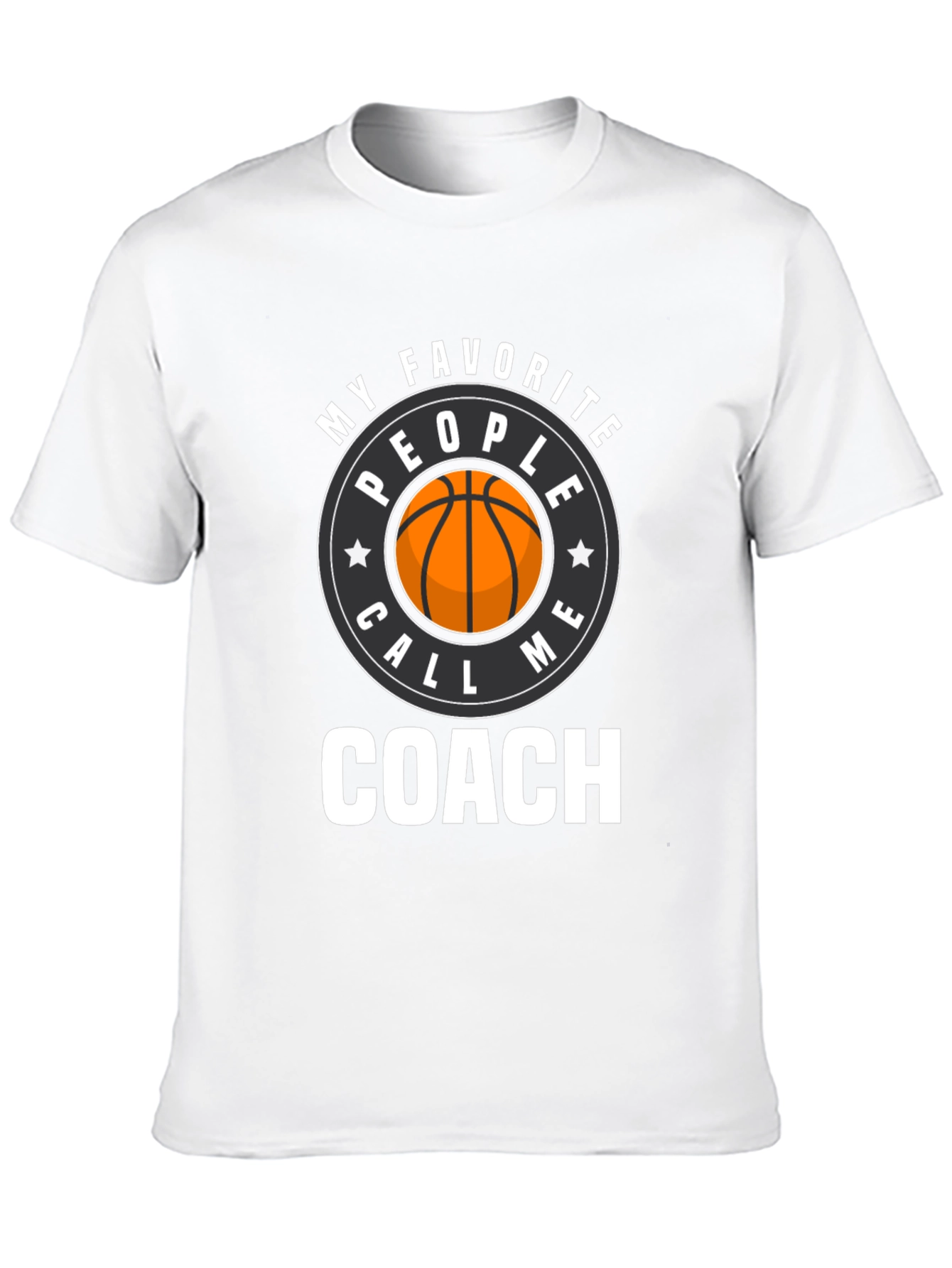 Basketball Coach Graphic T-Shirt